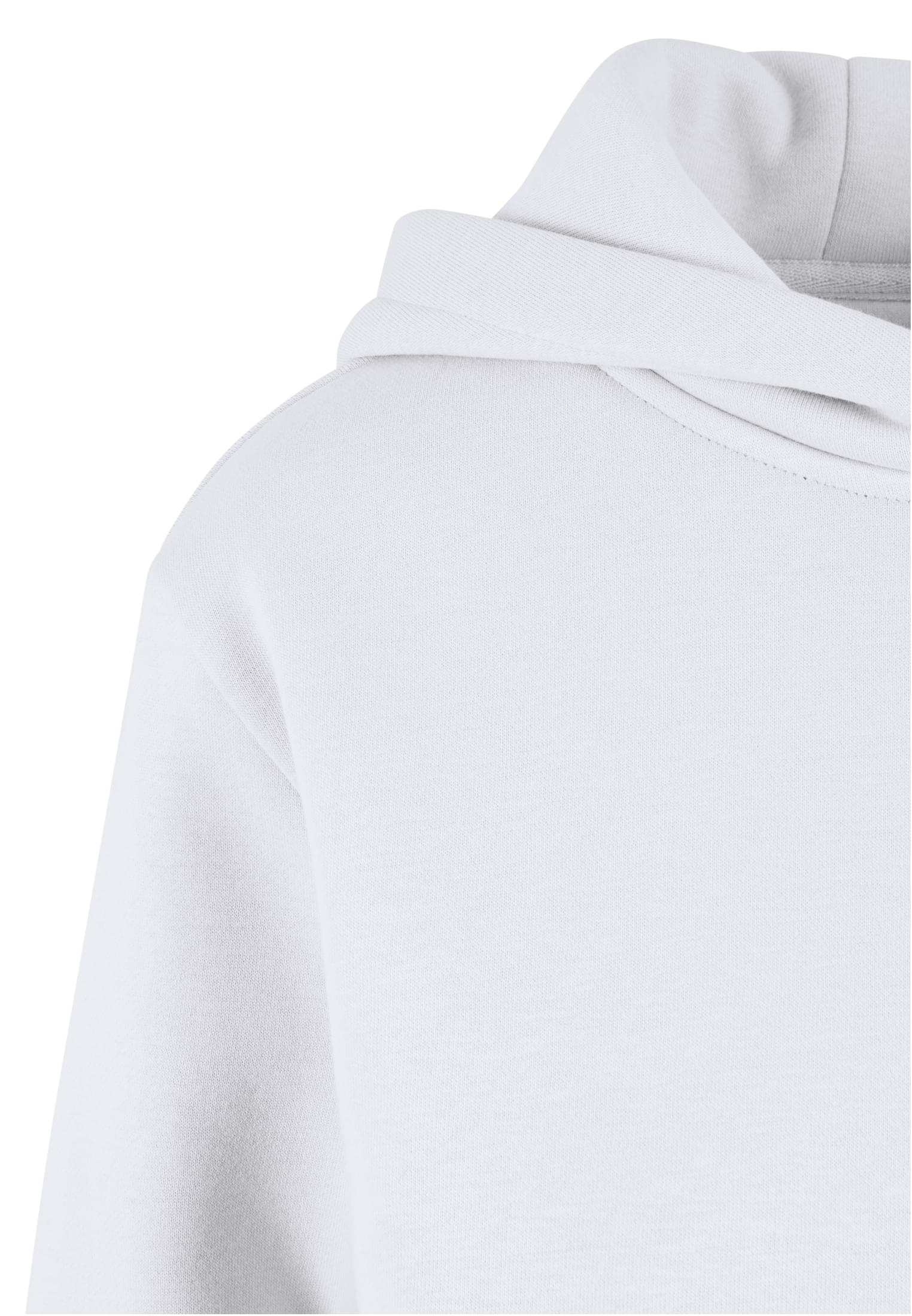 Ladies Fluffy Hoody | white
