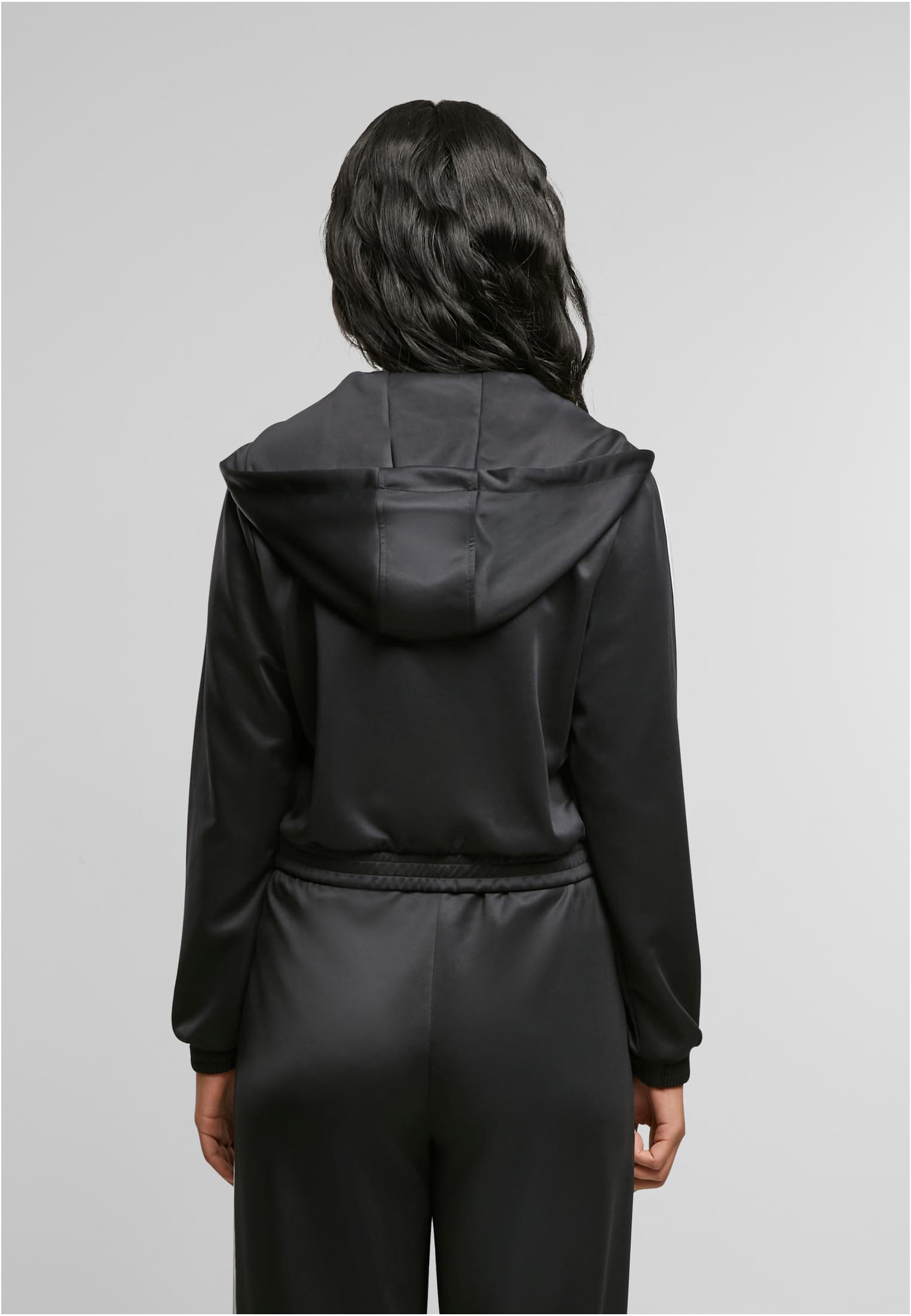 Ladies Cropped Track Jacket | black