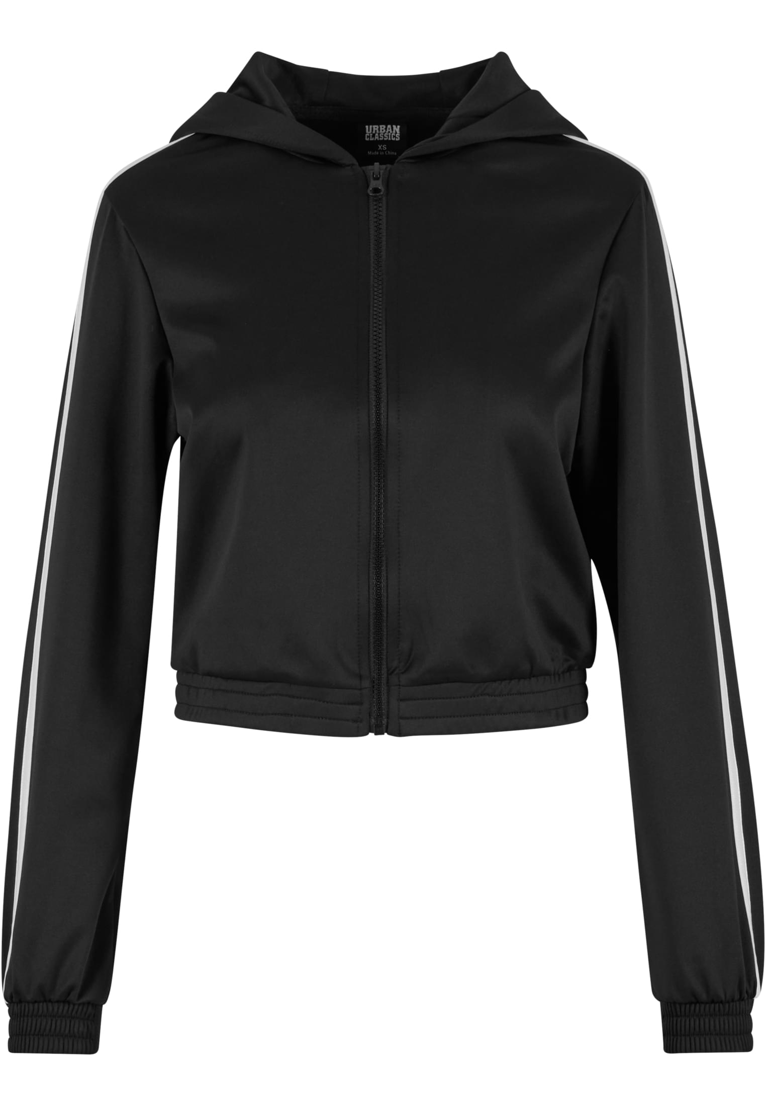 Ladies Cropped Track Jacket | black