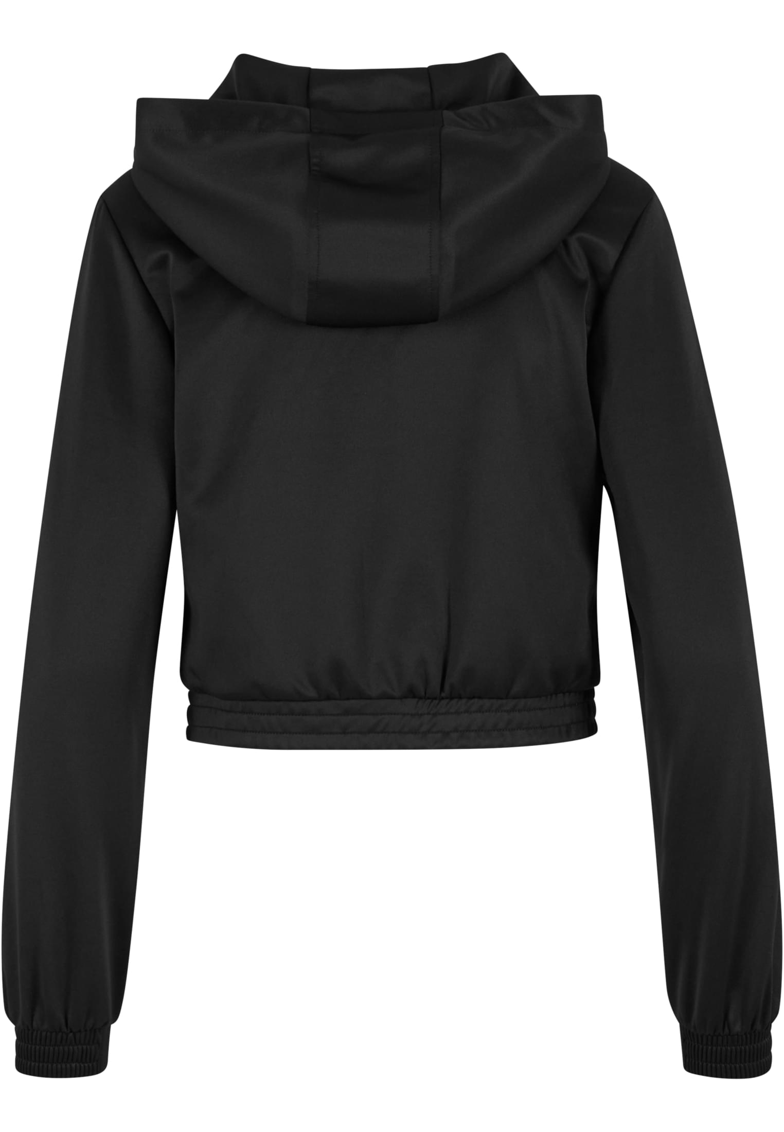 Ladies Cropped Track Jacket | black