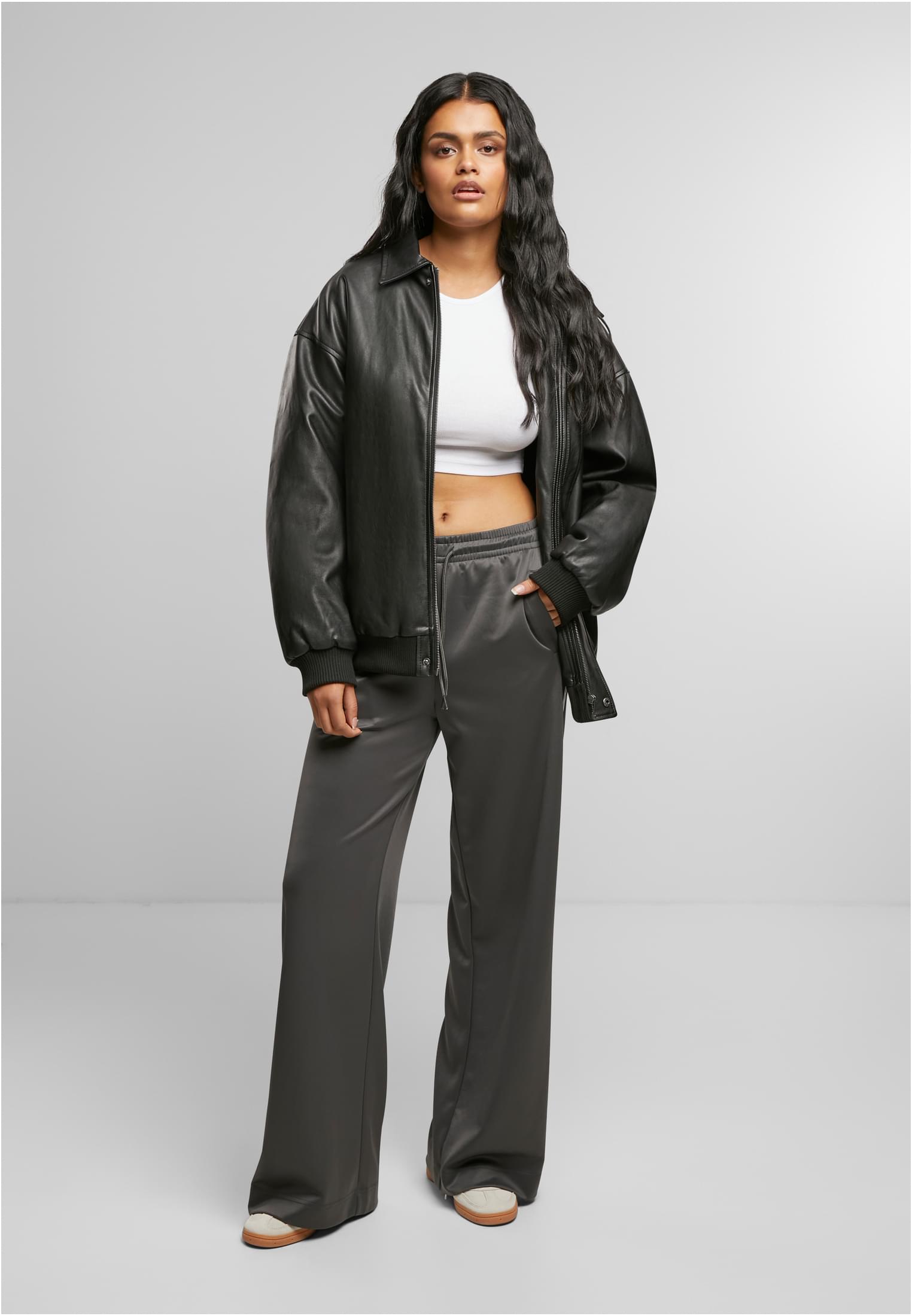 Ladies Wide Leg Track Pants | magnet