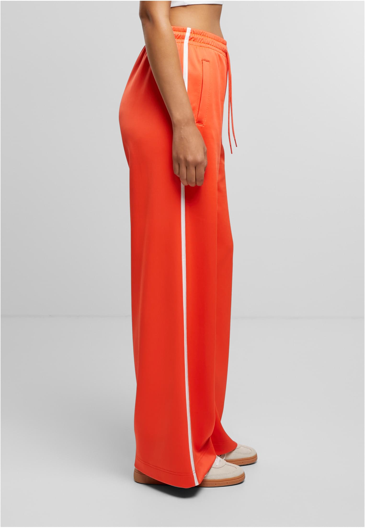 Ladies Wide Leg Track Pants | signalred