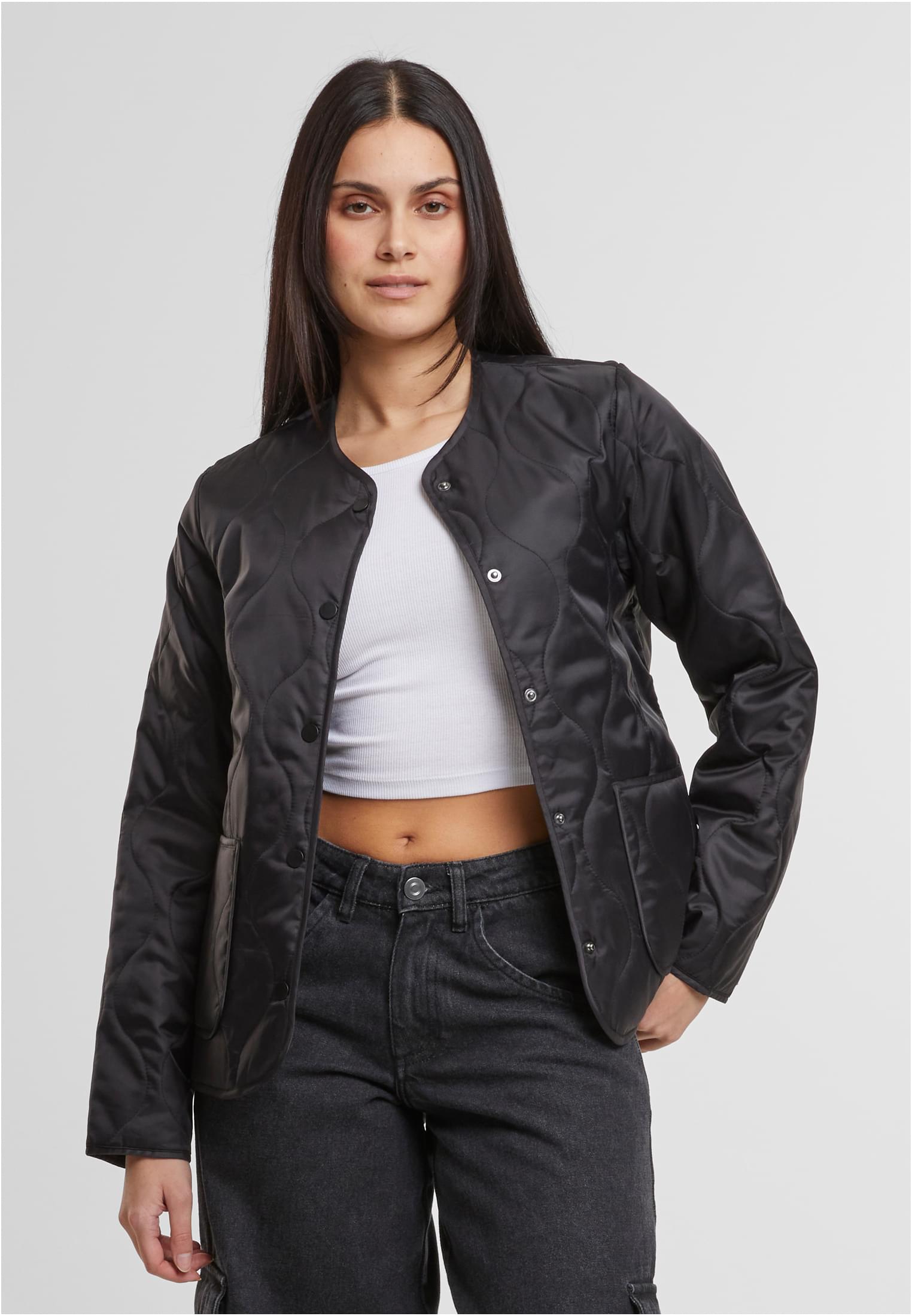 Ladies Quilted Jacket | black