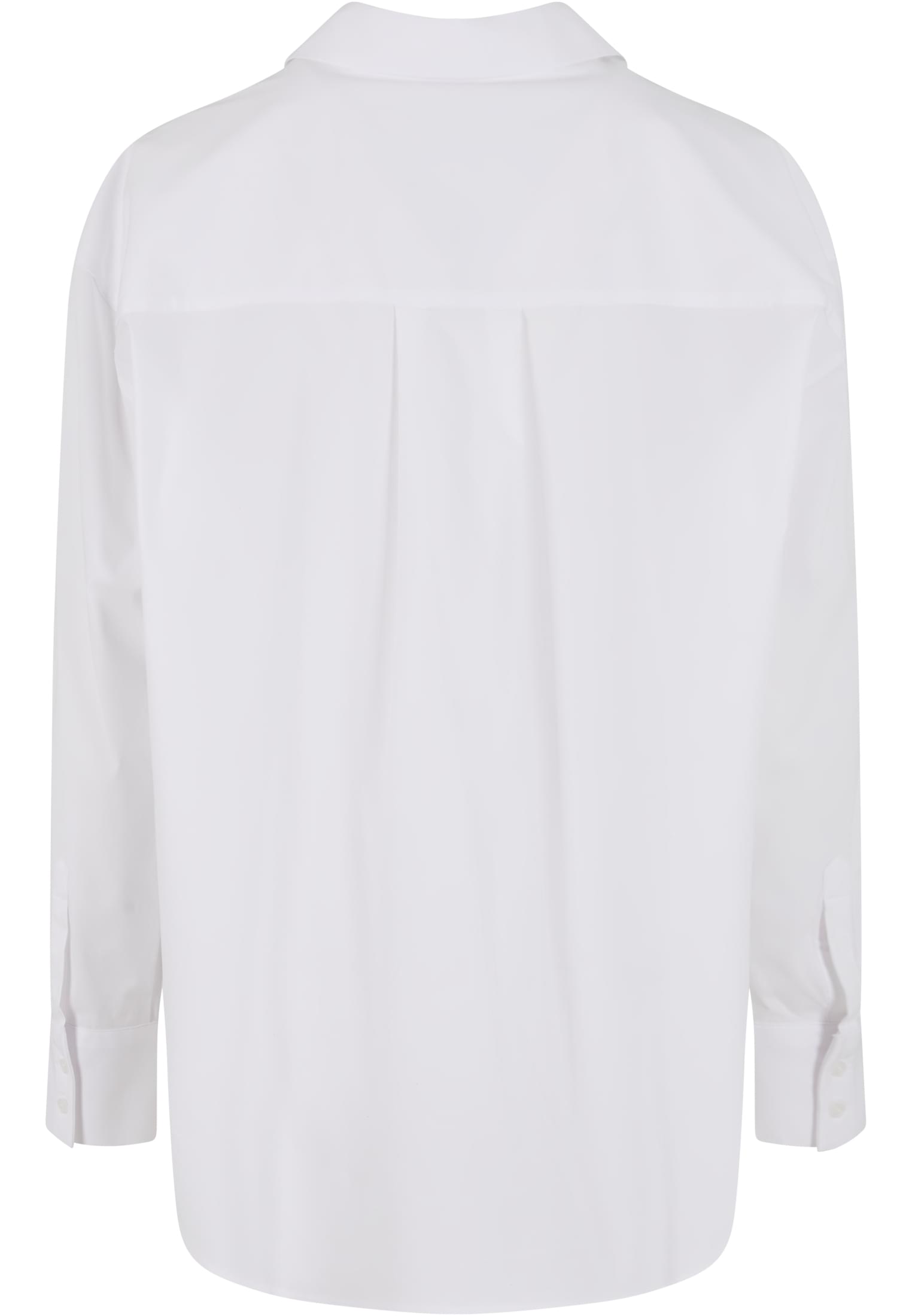 Ladies Oversized Cotton Blouse | white