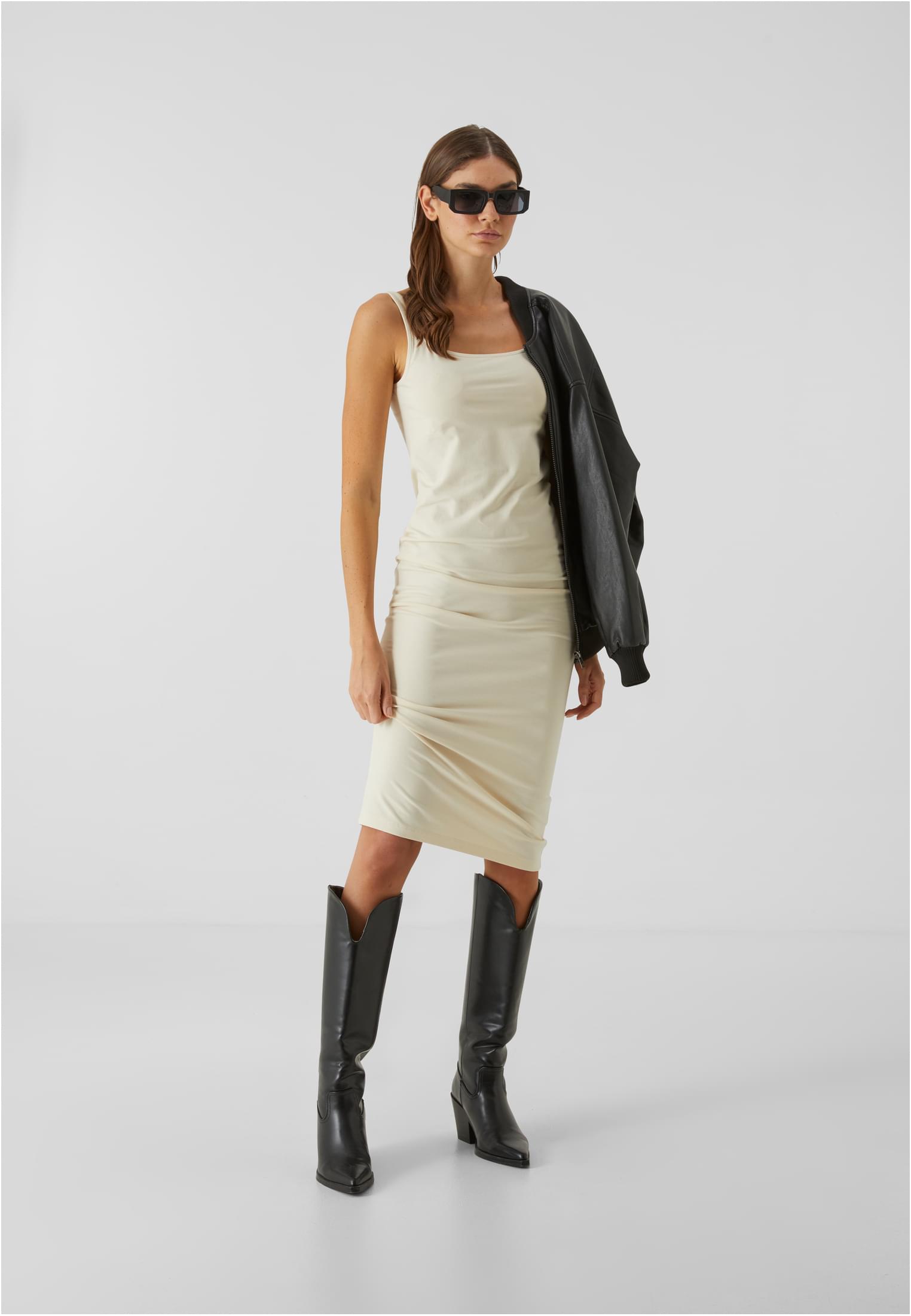 Ladies Basic Long Cotton Jersey Dress | whitesand