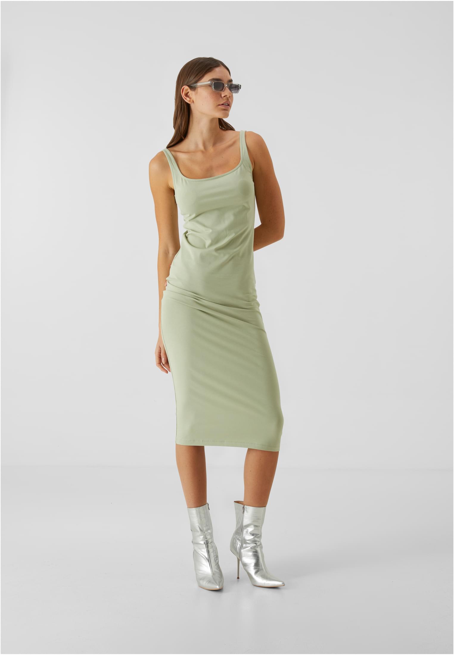 Ladies Basic Long Cotton Jersey Dress | softsalvia