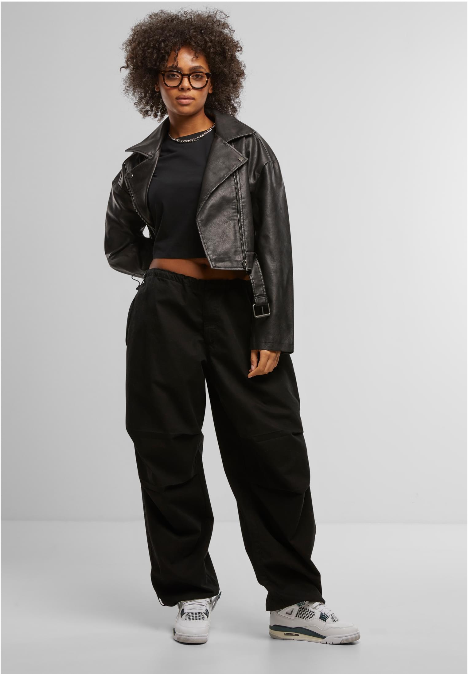Ladies Vintage Leather Jacket | black