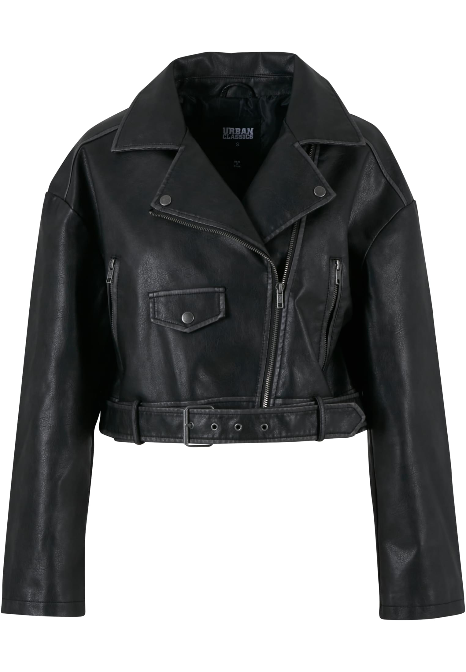 Ladies Vintage Leather Jacket | black