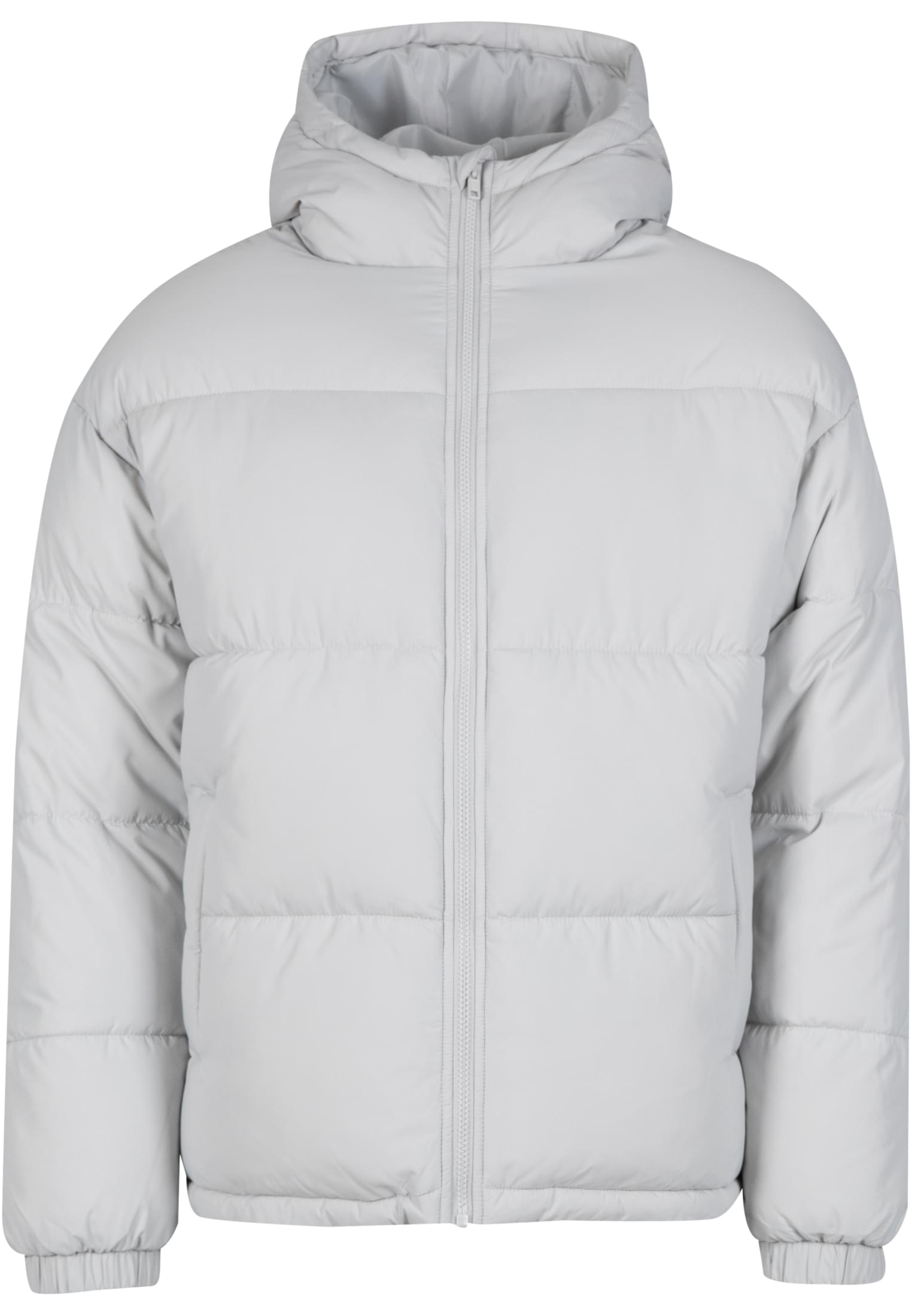 Basic Puffer Jacket With Hood | lightasphalt