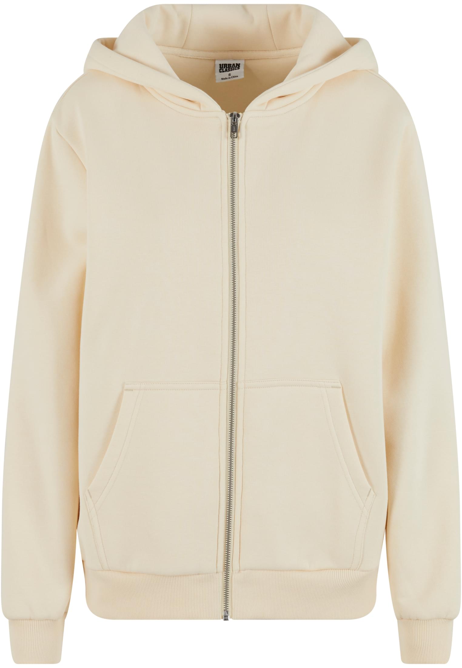 Ladies Fluffy Zip Hoody | whitesand