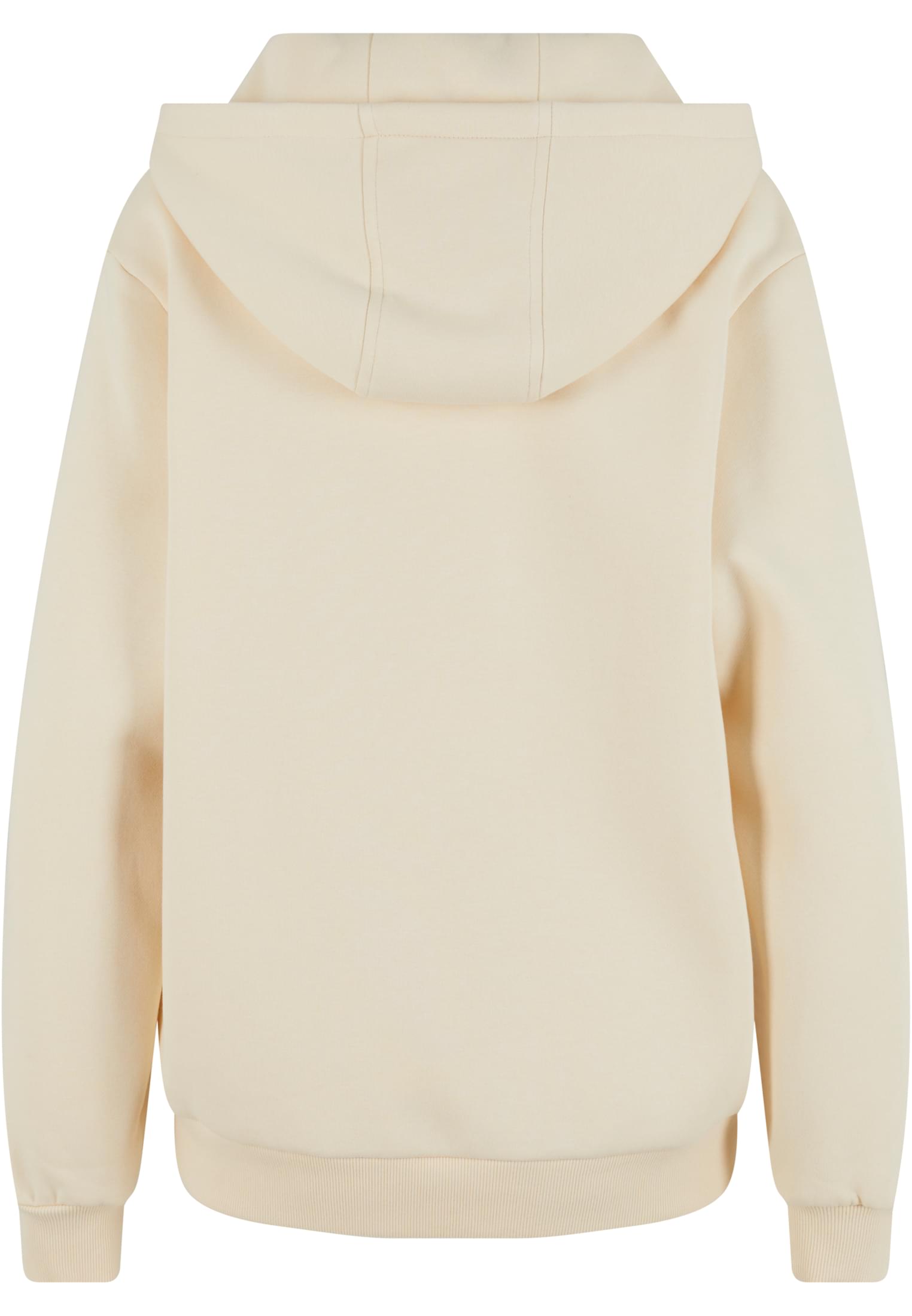 Ladies Fluffy Zip Hoody | whitesand