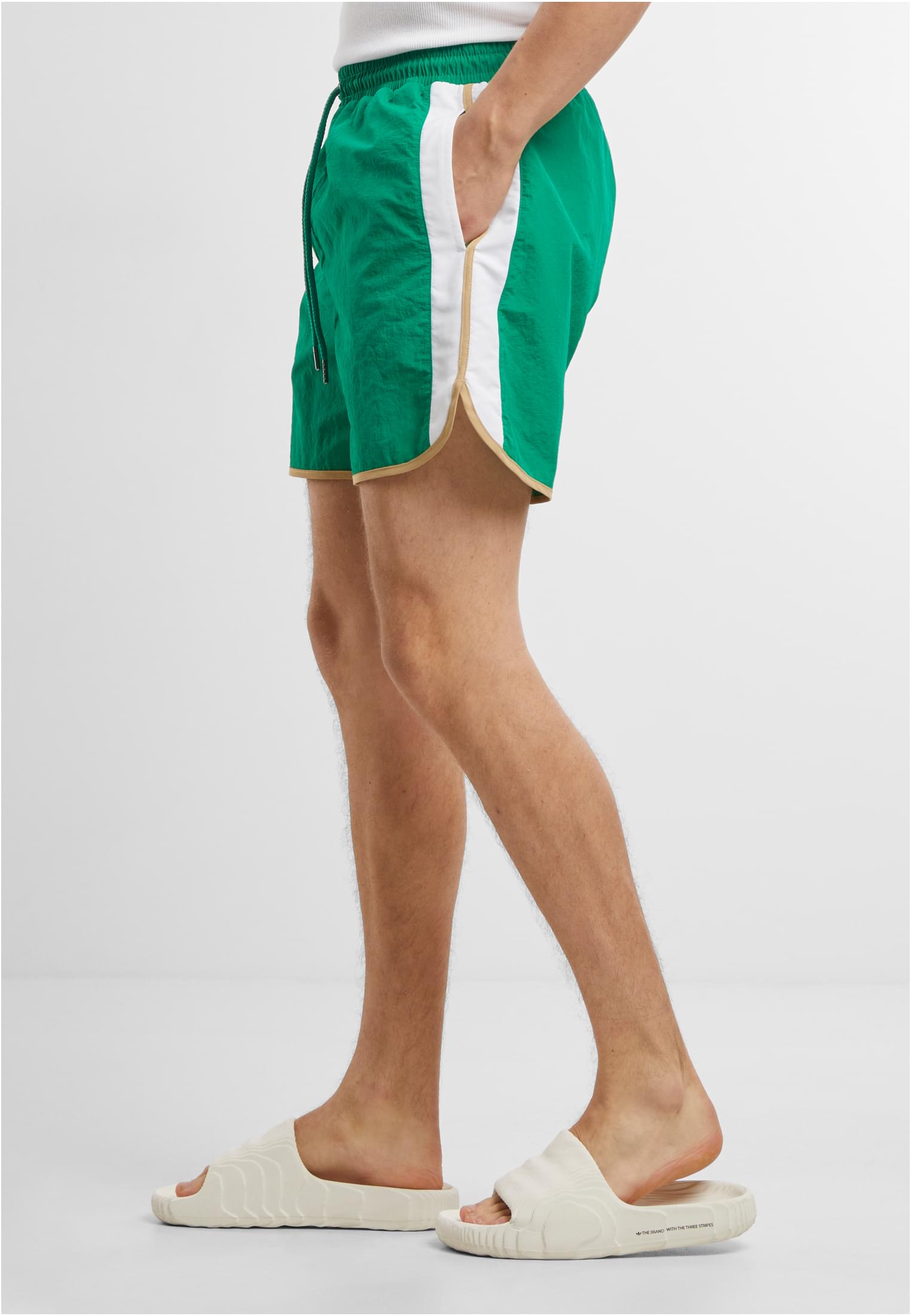 Retro Look Swim Shorts | froggreen