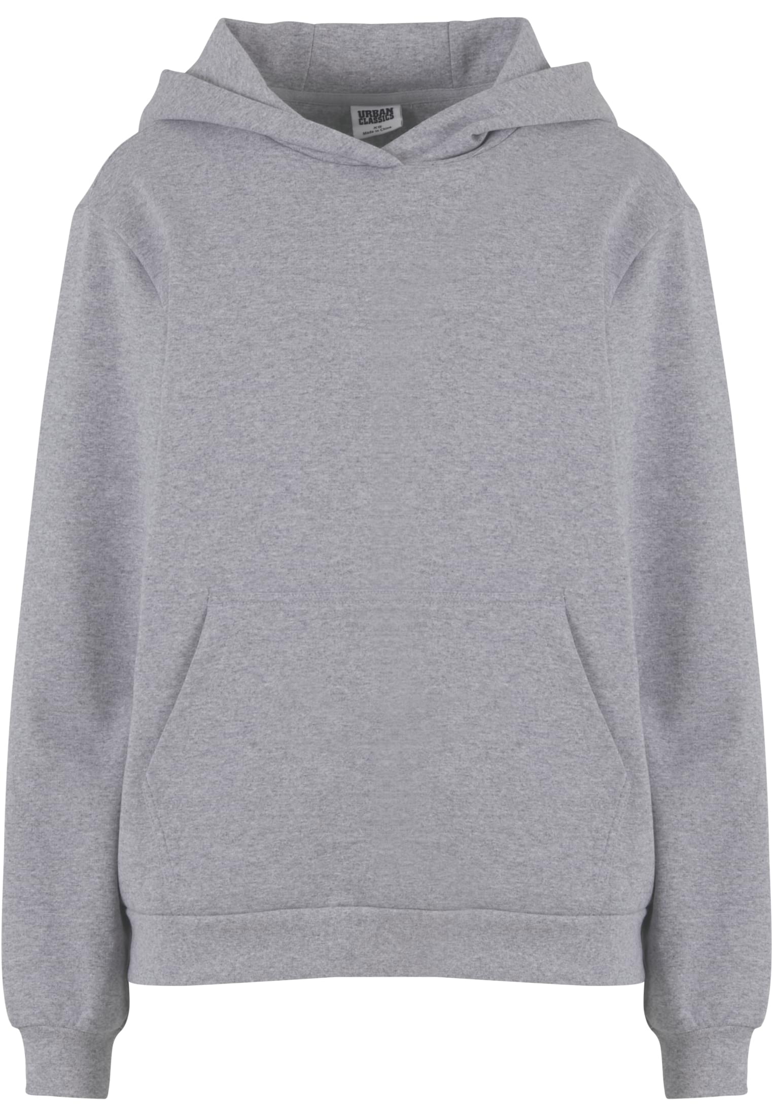Ladies Loose Light Brushed Fleece Hoody | melange