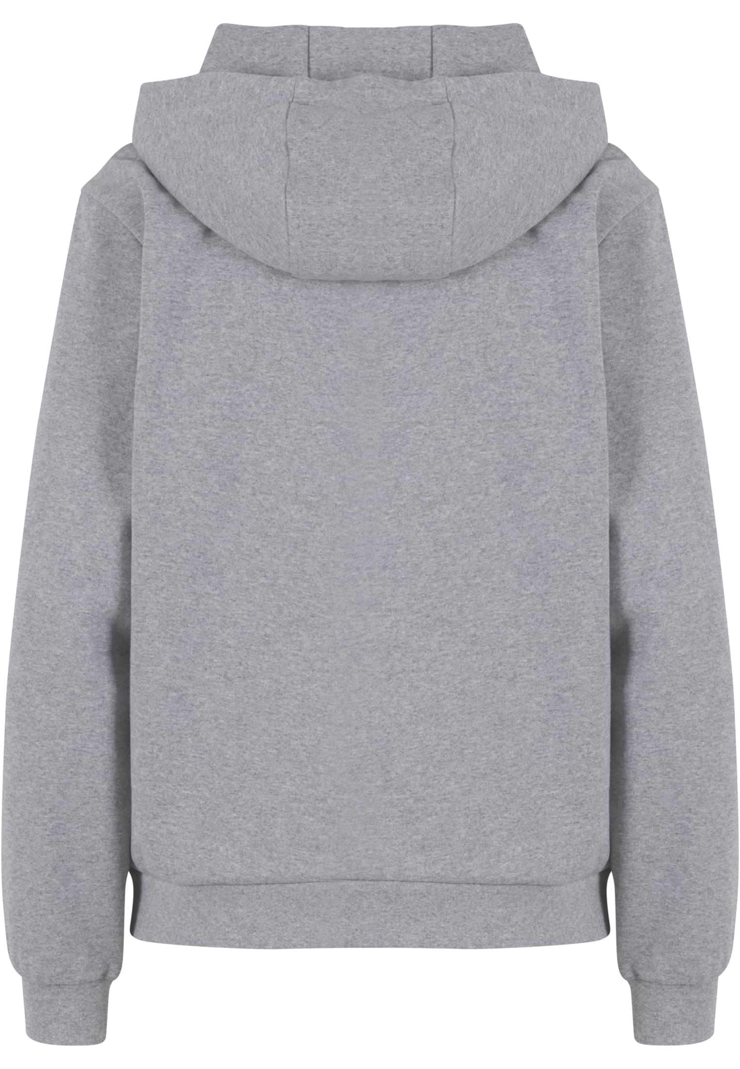 Ladies Loose Light Brushed Fleece Hoody | melange