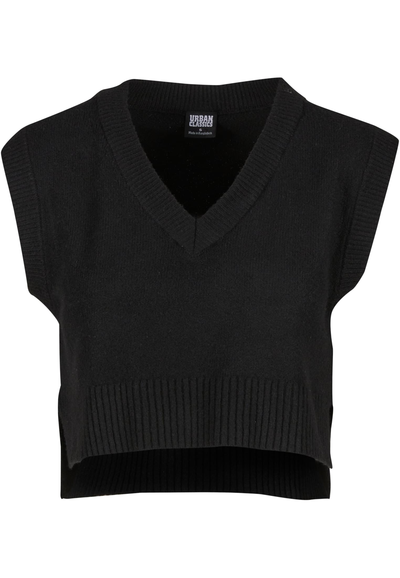 Ladies Soft Knit Pullunder | black