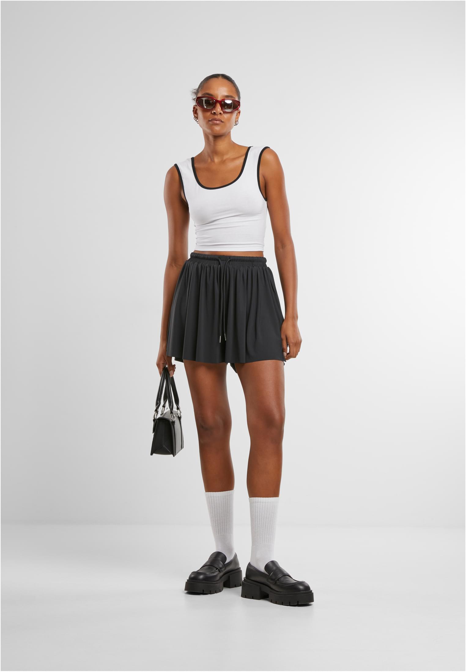 Ladies Jersey Skort | black