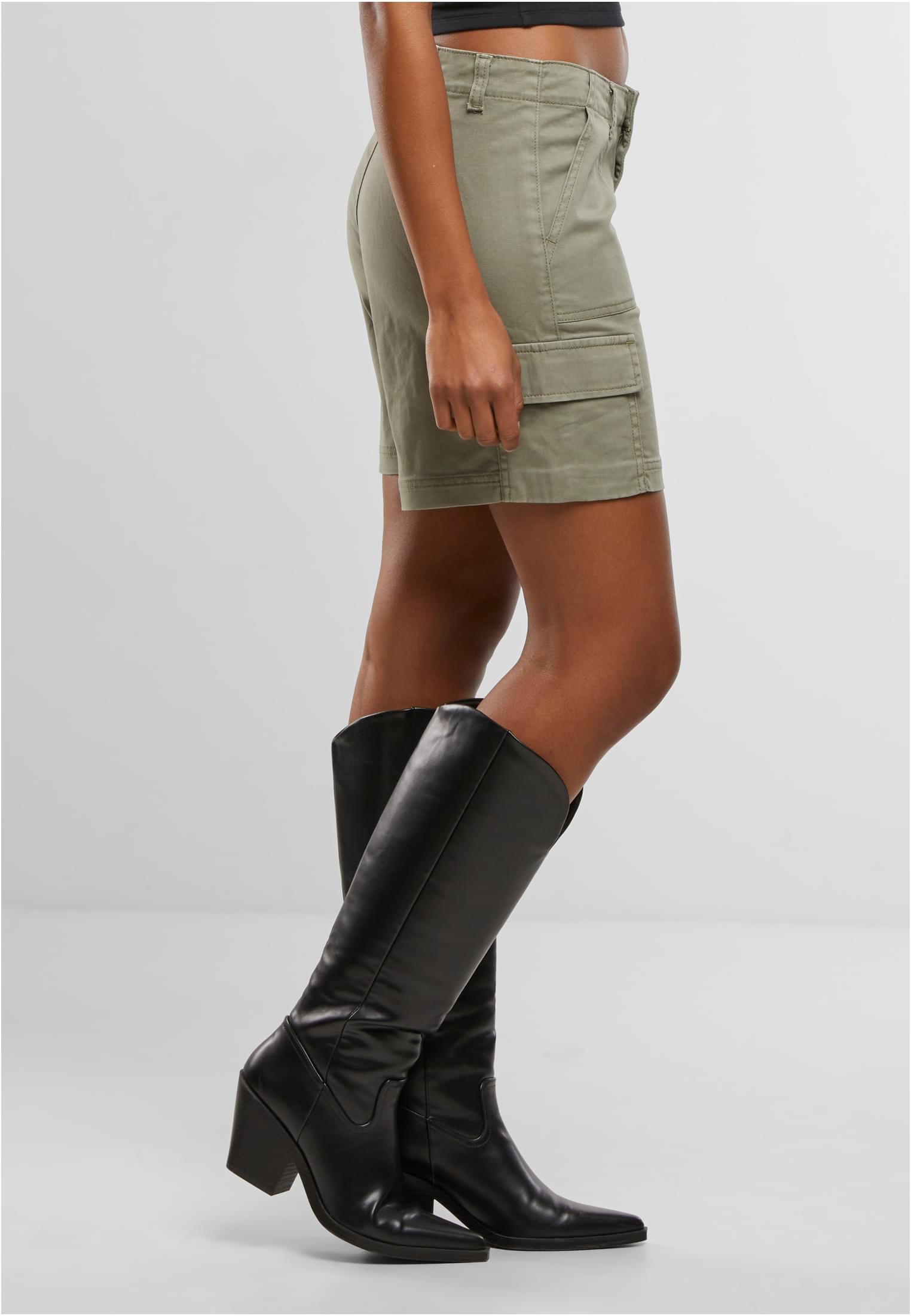 Ladies Cotton Cargo Shorts | paleolive