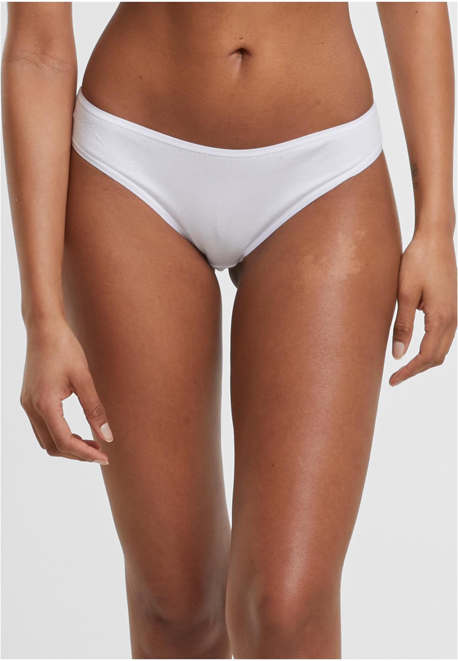 Ladies Basic Cotton Slip 5-Pack | white+white+white+white+white