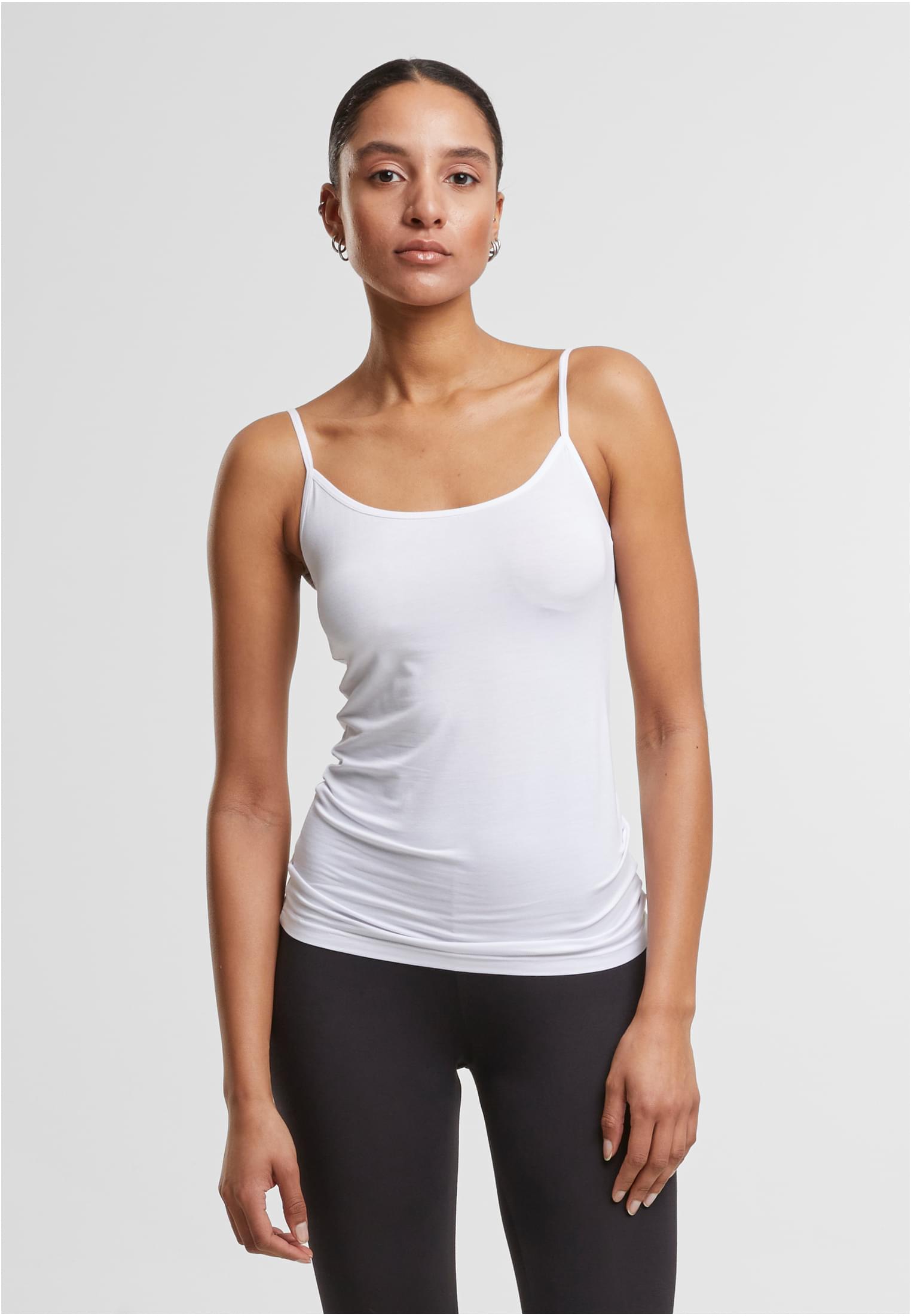 Ladies Bamboo Tank Top 2-Pack | white+white