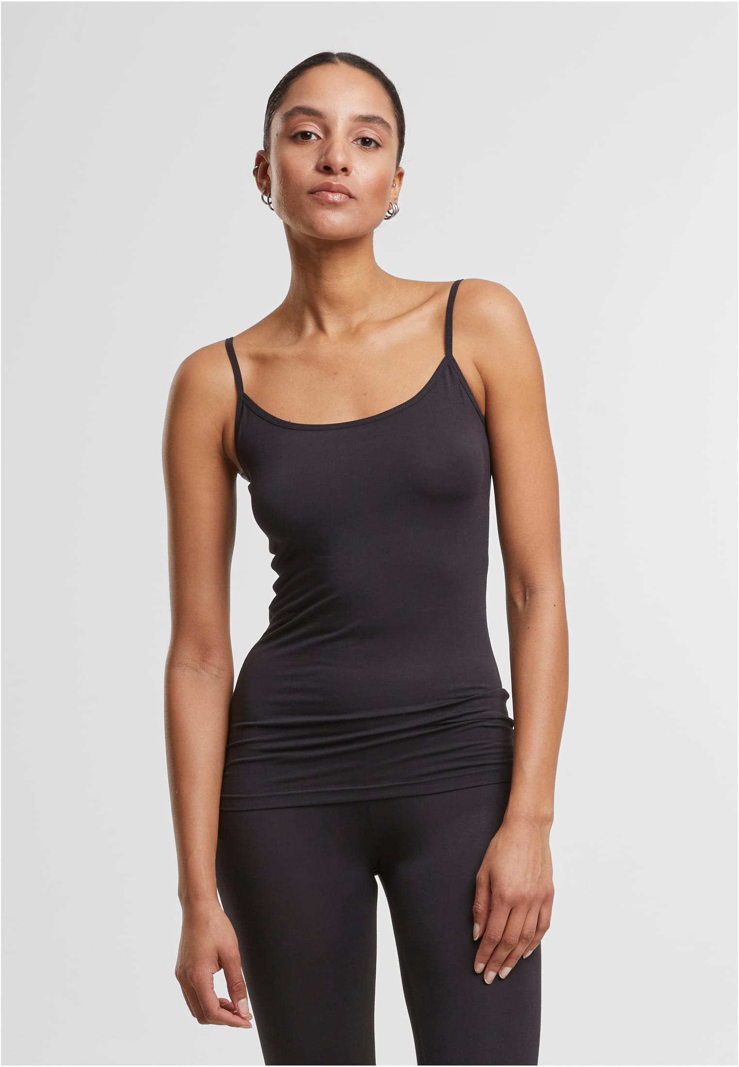Ladies Bamboo Tank Top 2-Pack | black+black