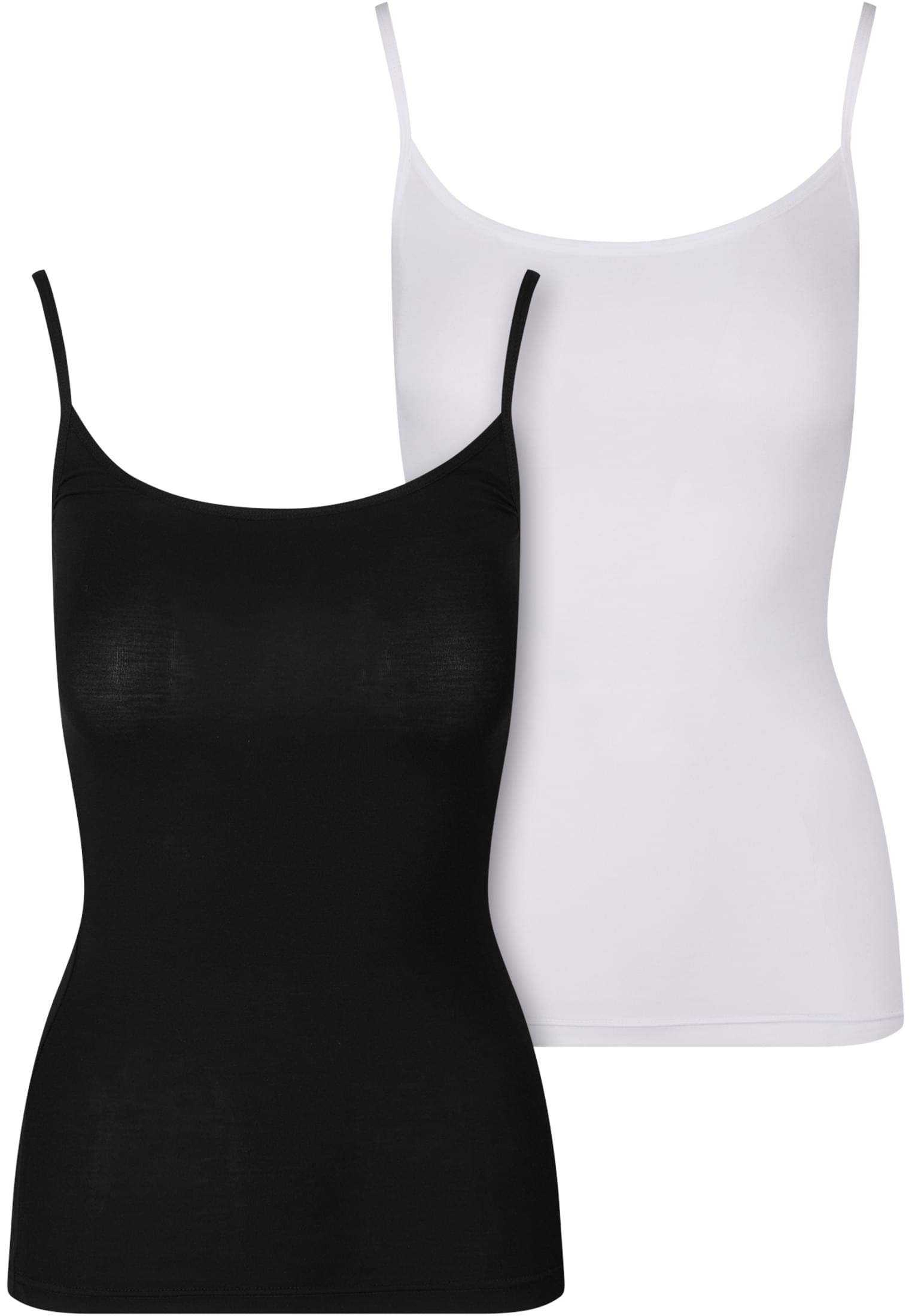 Ladies Bamboo Tank Top 2-Pack | black+white
