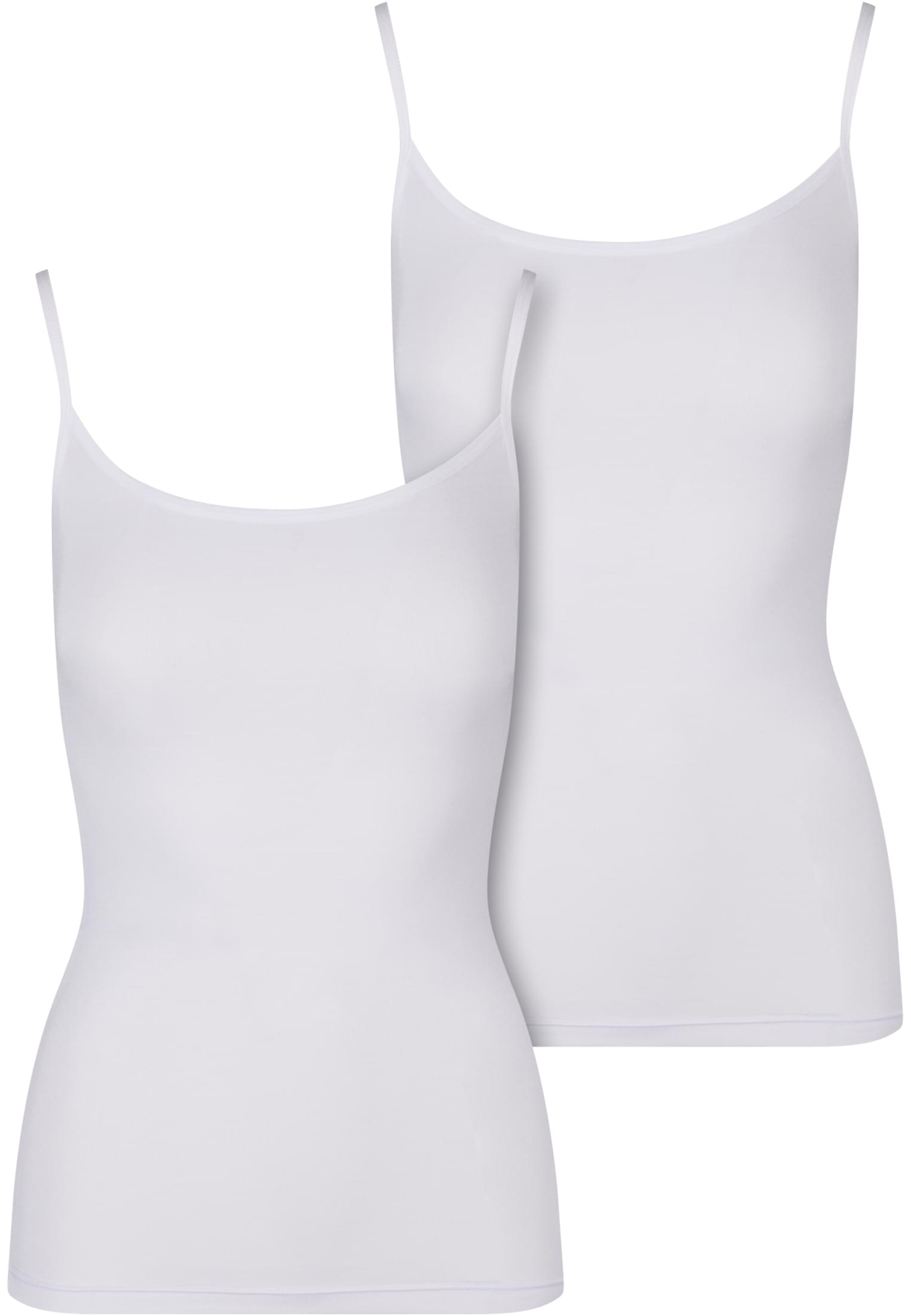 Ladies Bamboo Tank Top 2-Pack | white+white