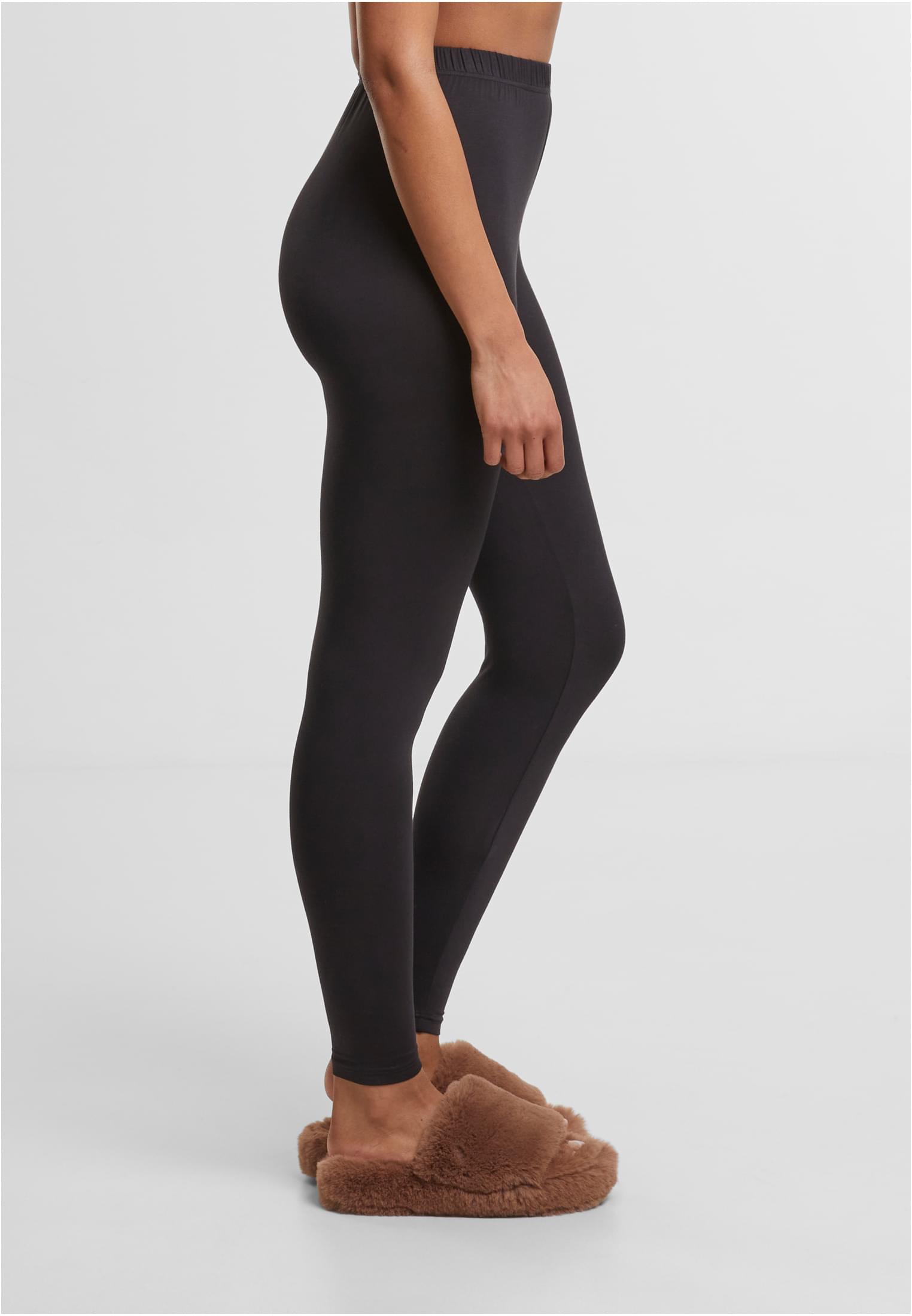 Ladies Bamboo Leggings 2-Pack | black+black