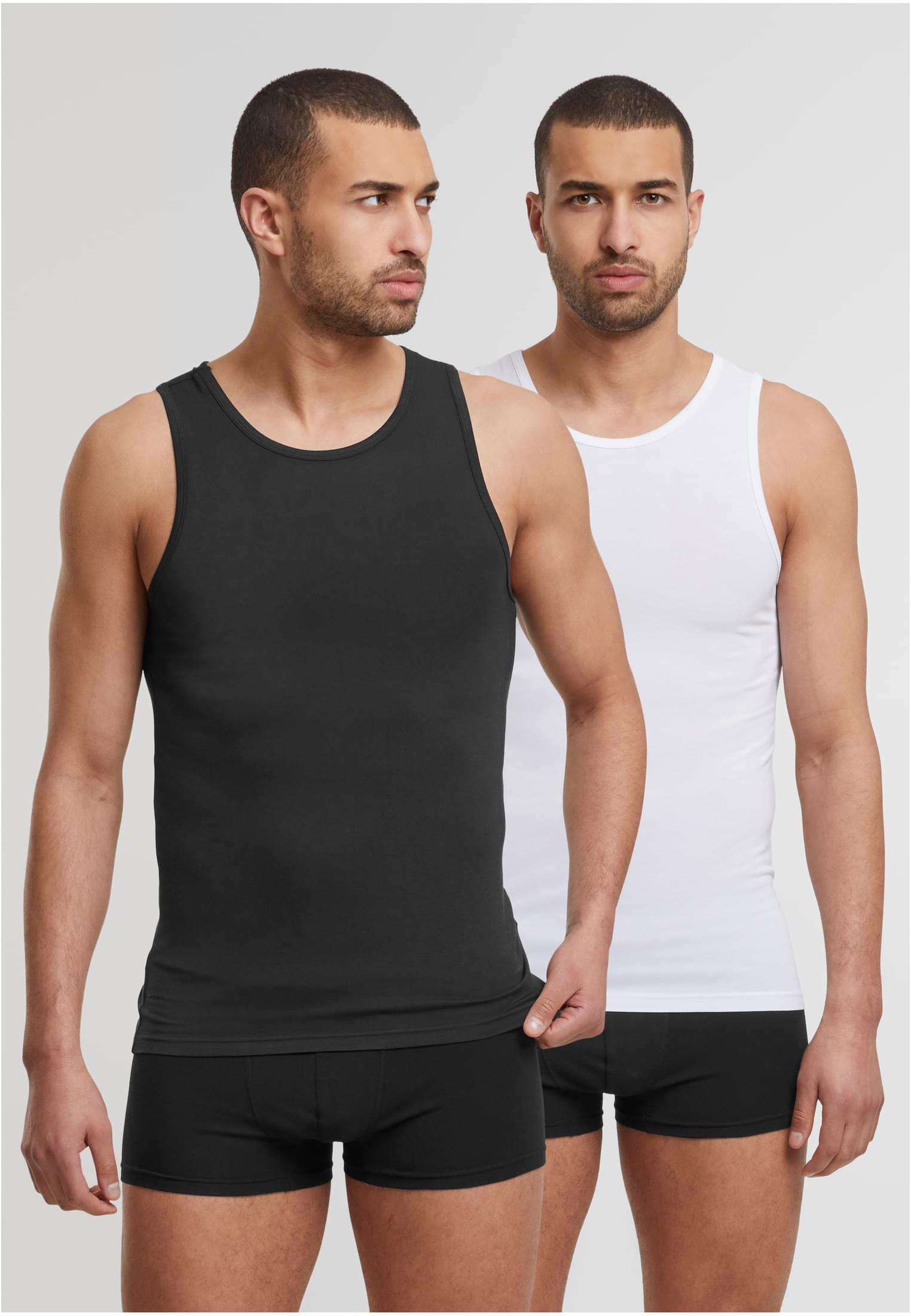 Bamboo Basic Tank Top 2-Pack | black+white