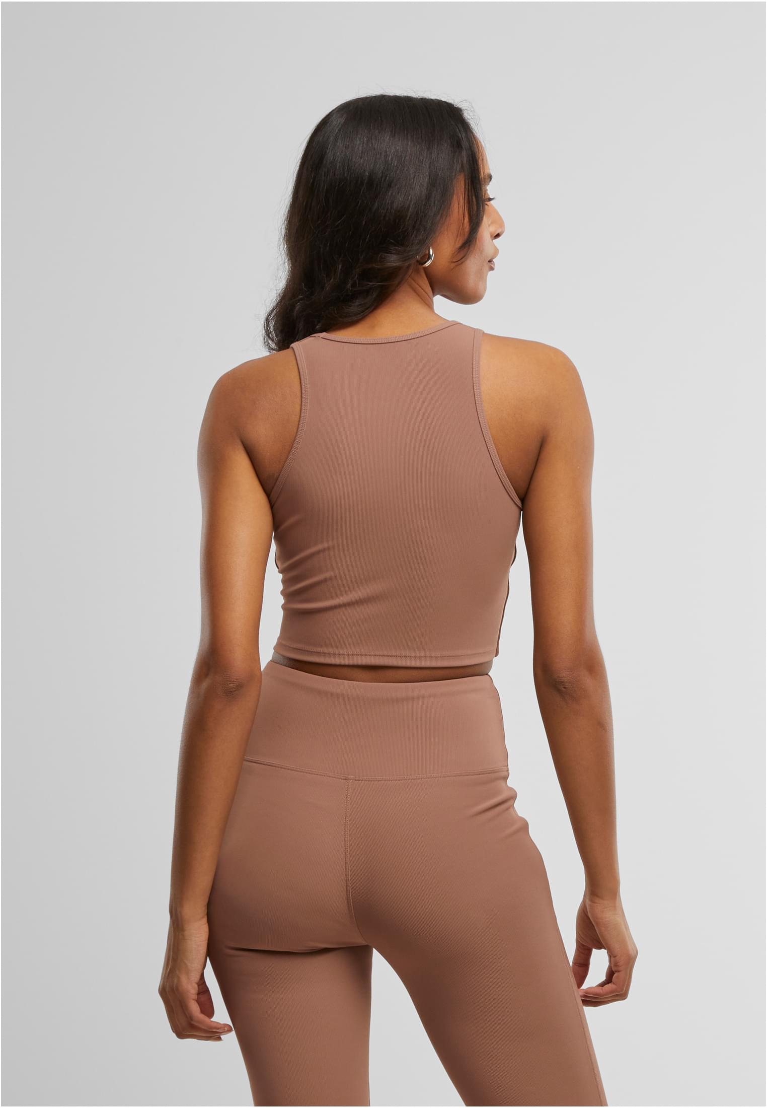Ladies Sports Top Rib | light brown