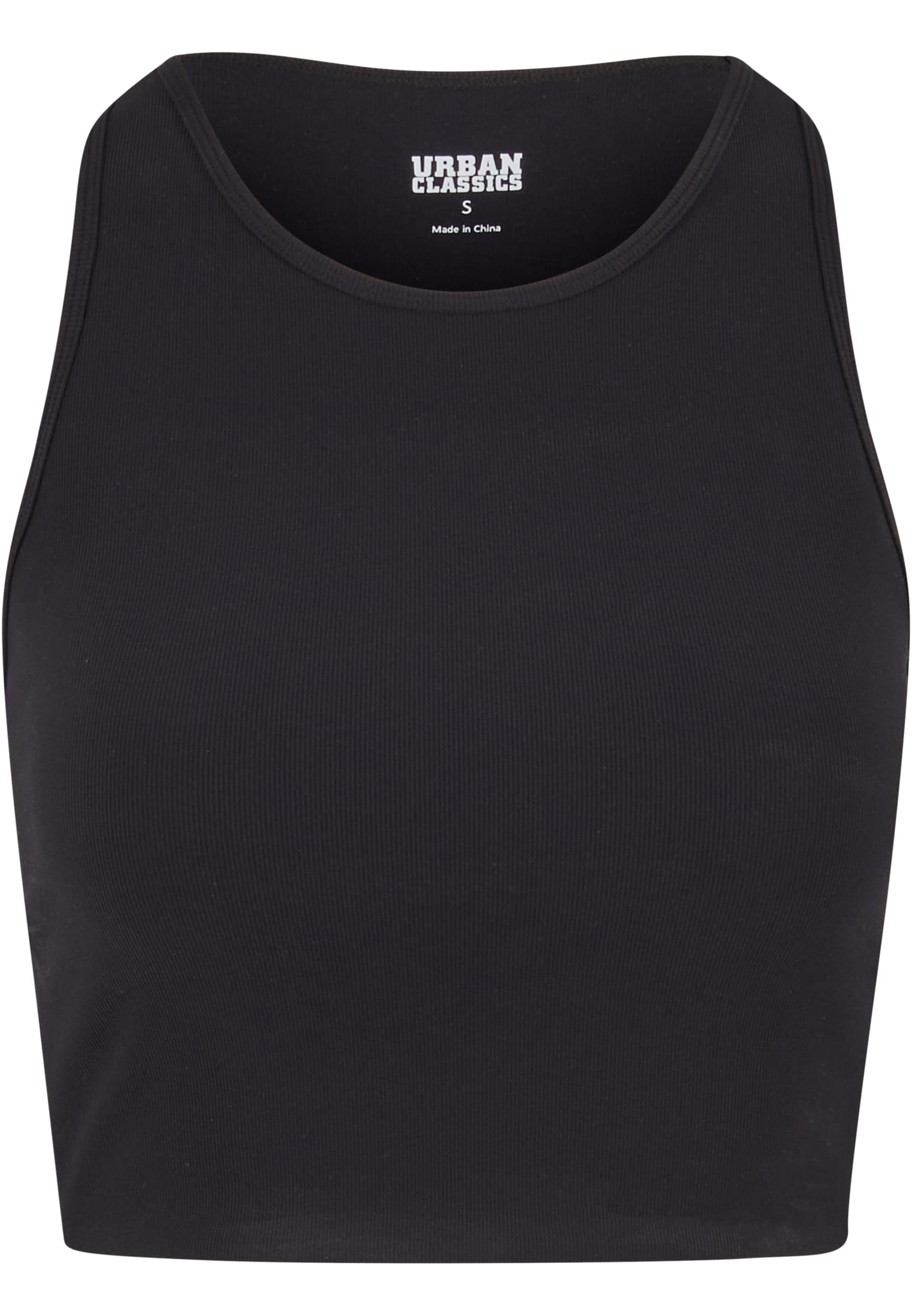 Ladies Sports Top Rib | black