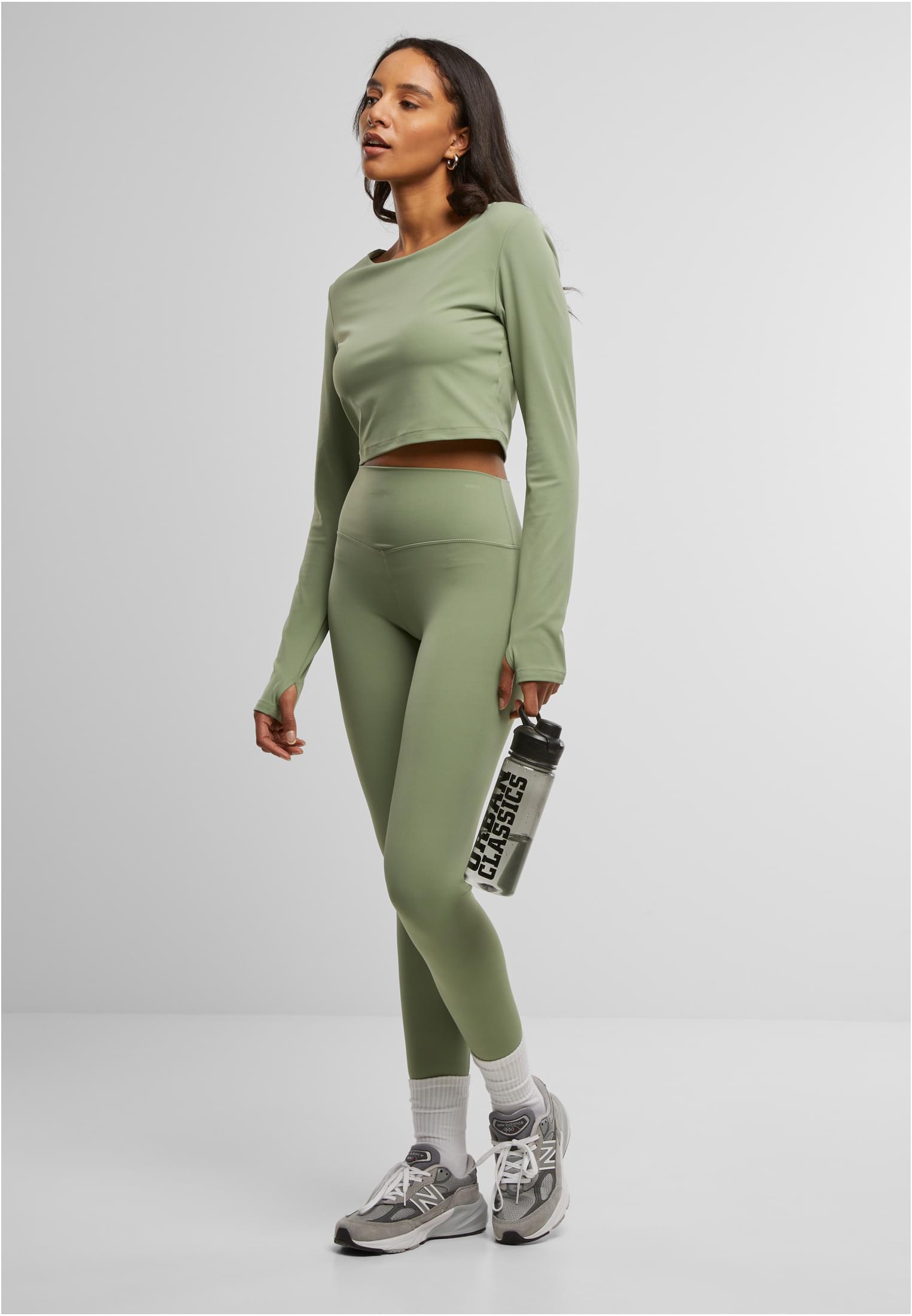 Ladies Sports Leggings | matcha green