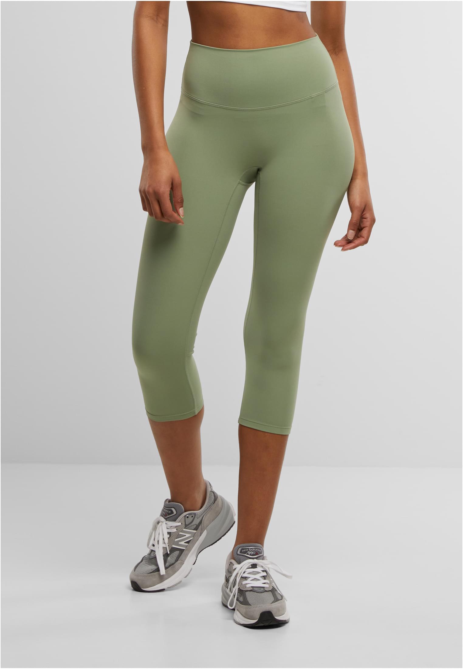 Ladies Capri Leggings | matcha green