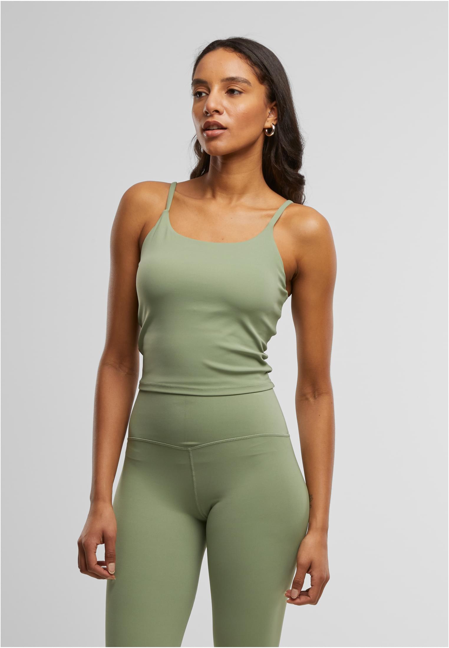 Ladies Sports Top adjustable | matcha green