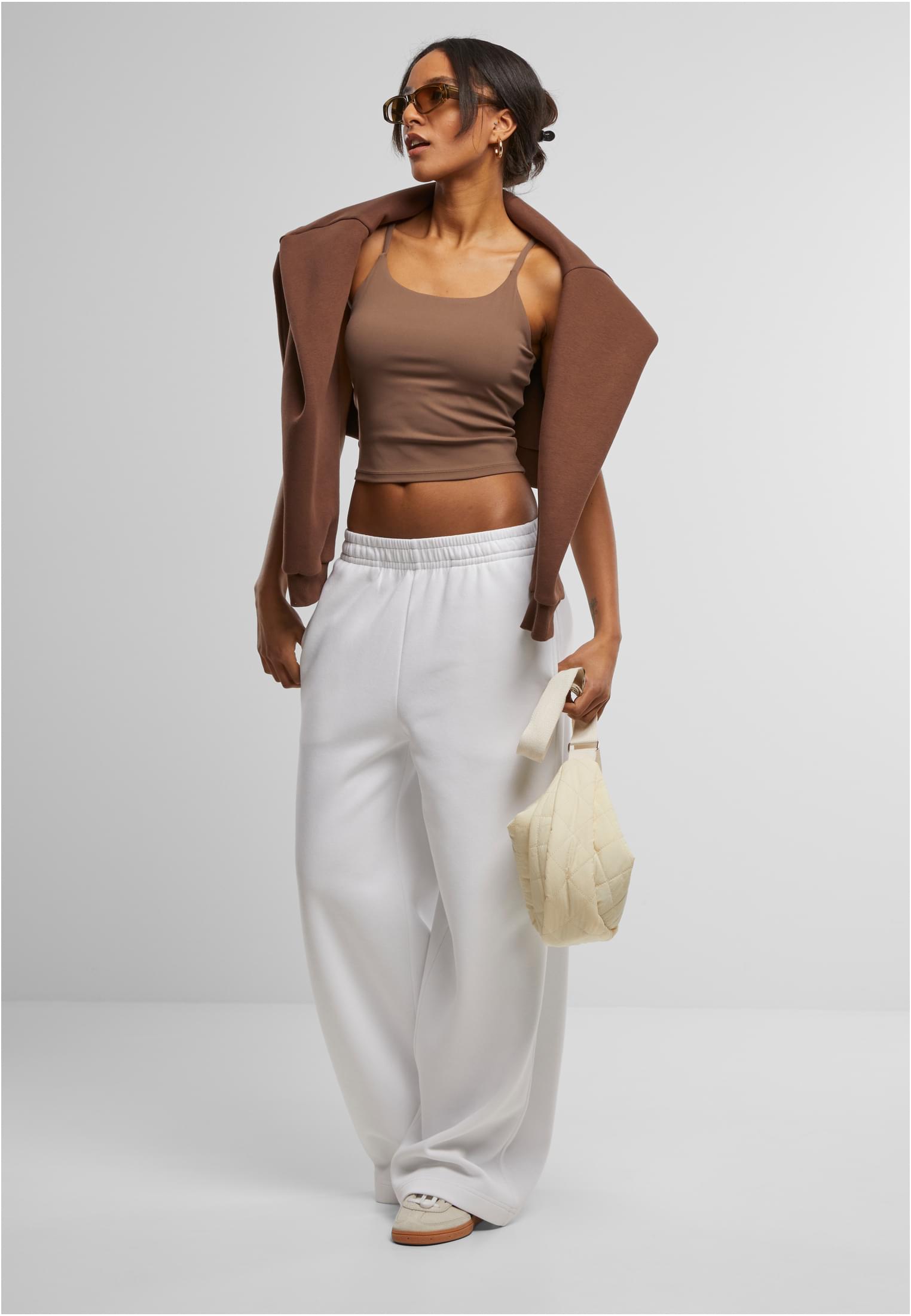 Ladies Sports Top adjustable | mocca brown
