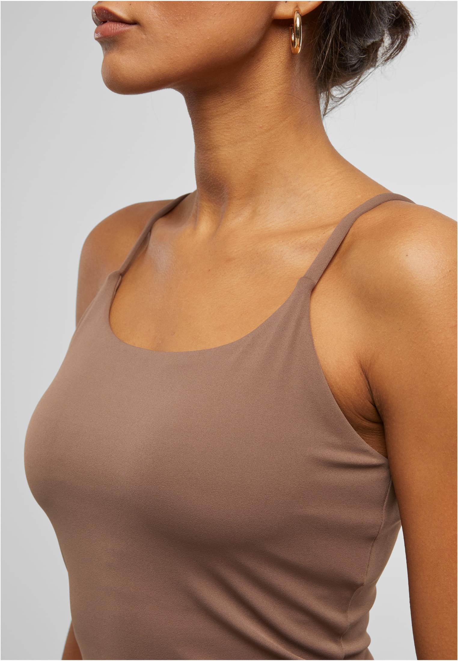 Ladies Sports Top adjustable | mocca brown