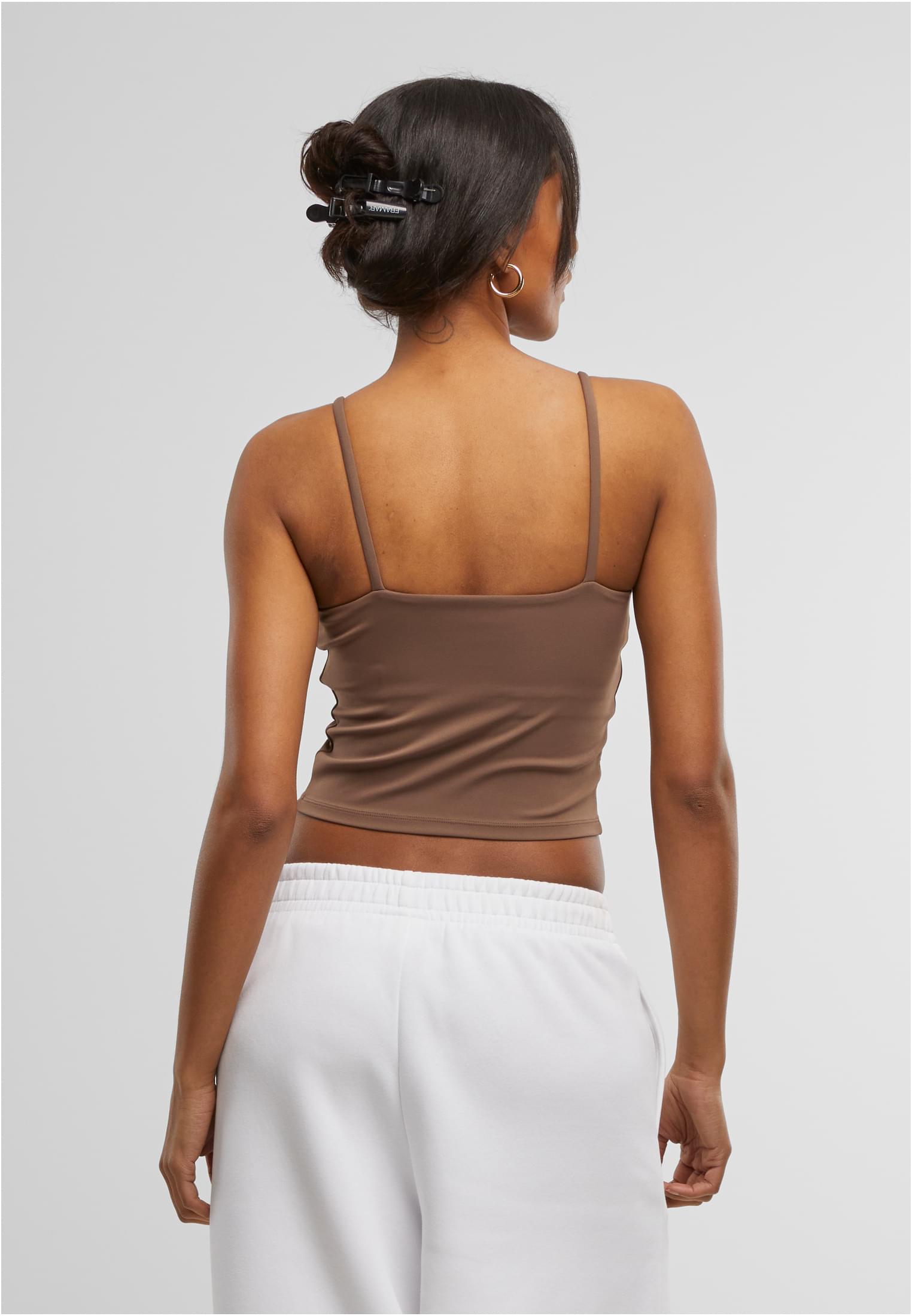 Ladies Sports Top adjustable | mocca brown