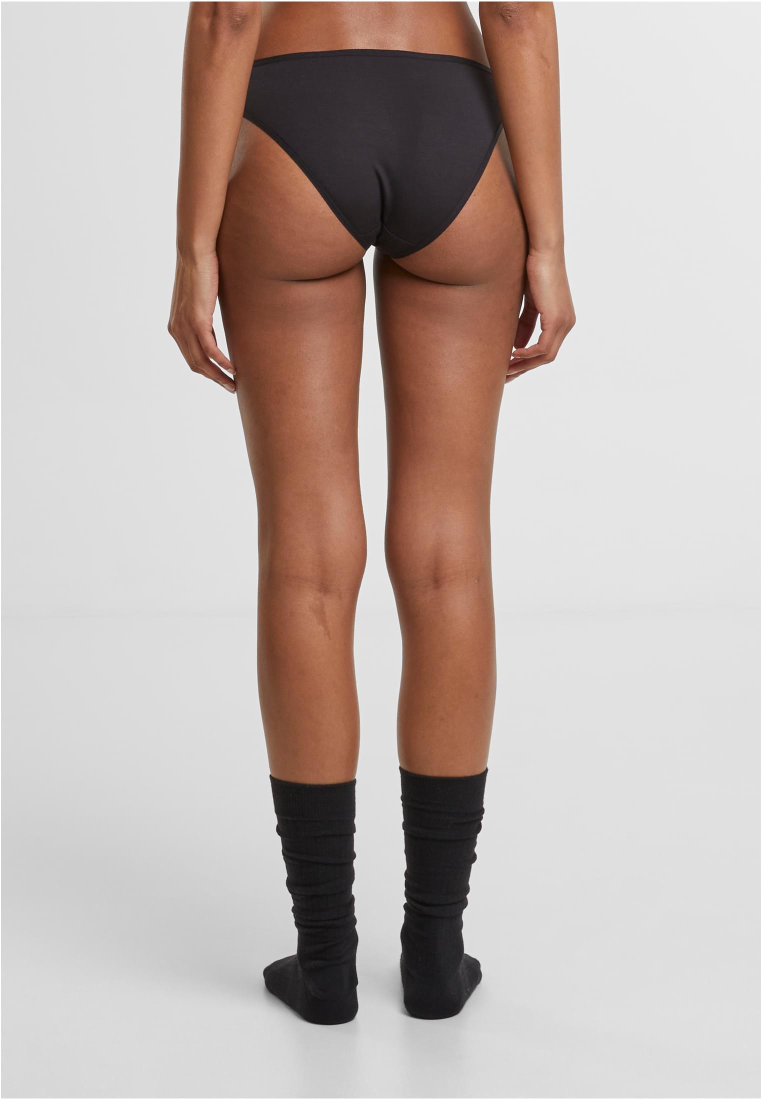 Ladies Bamboo Slip 5-Pack | black+black+black+black+black