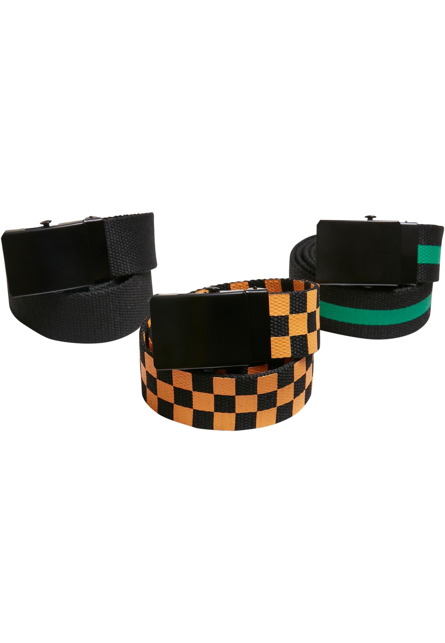 Belts Trio Kids | black/bodegagreen/magicmango