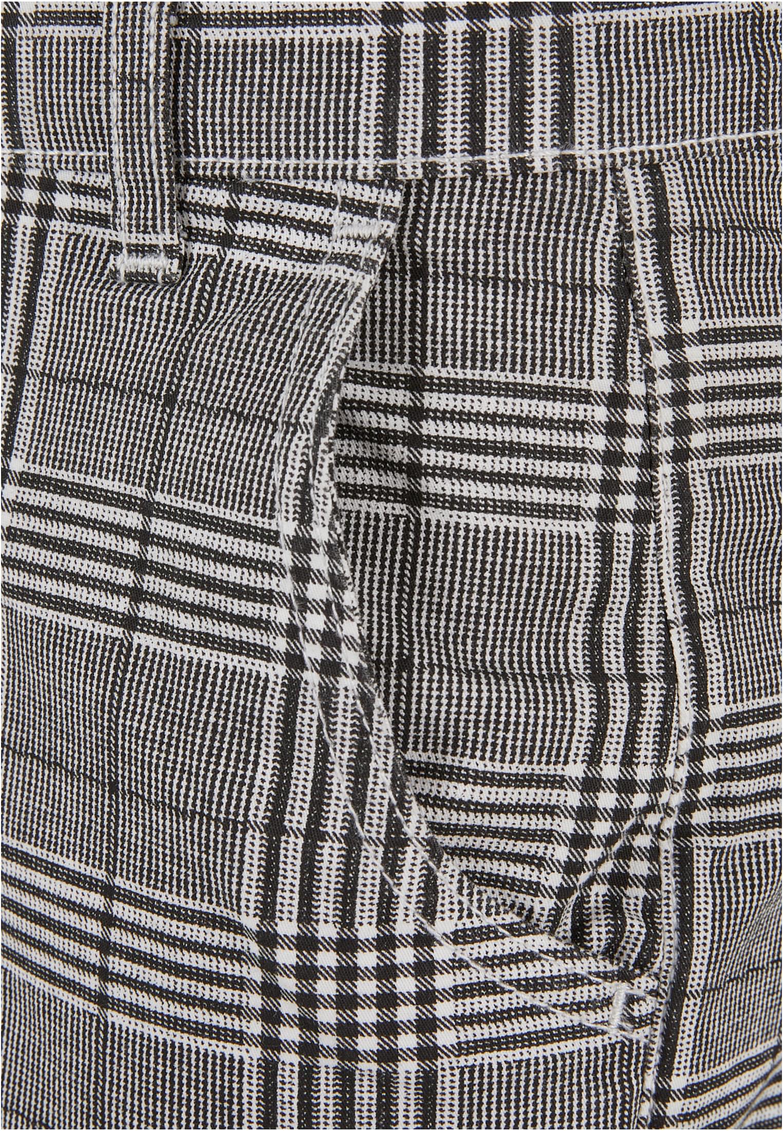 Boys AOP Glencheck Cargo Jog Pants | black/white