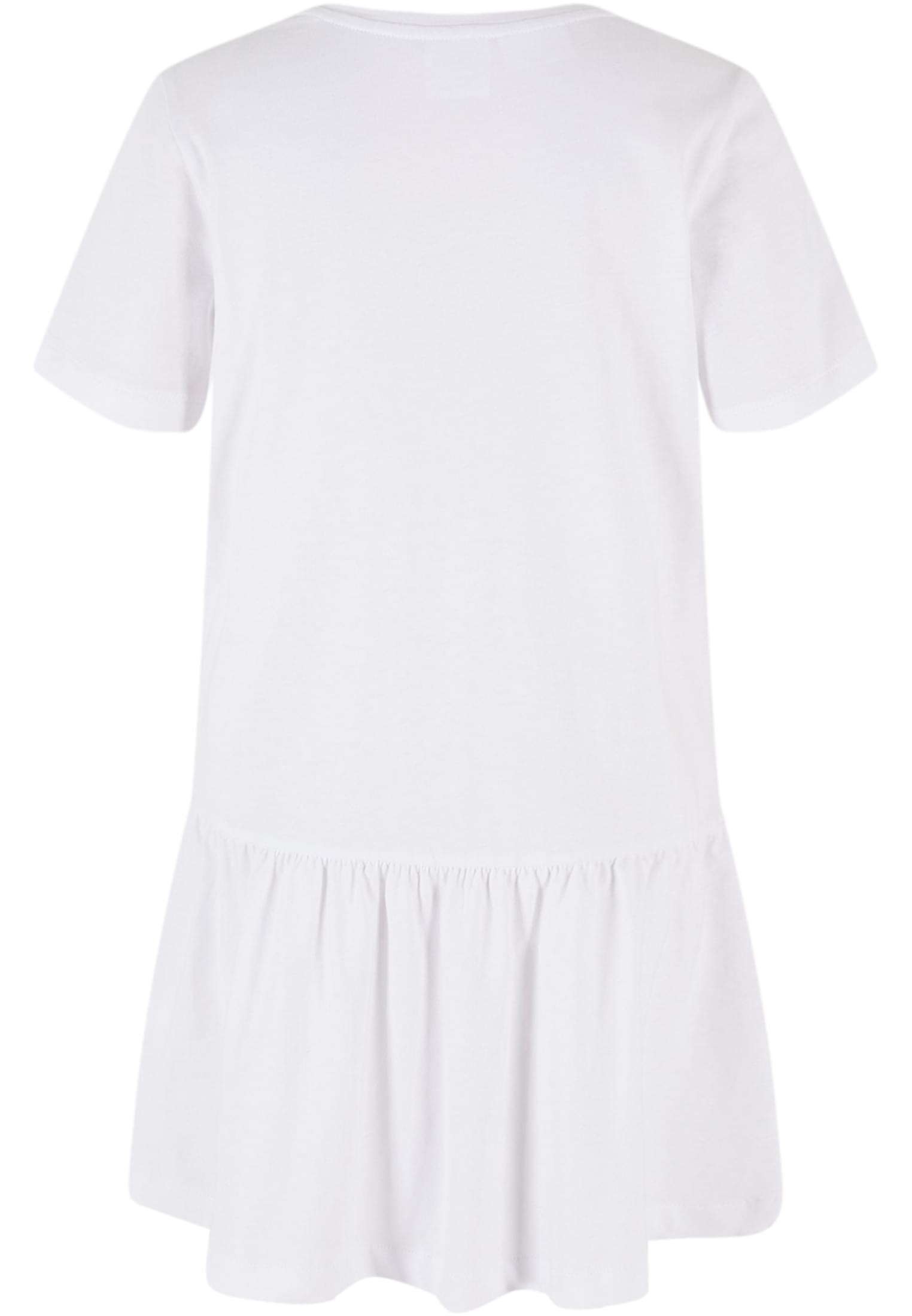 Girls Valance Tee Dress | white