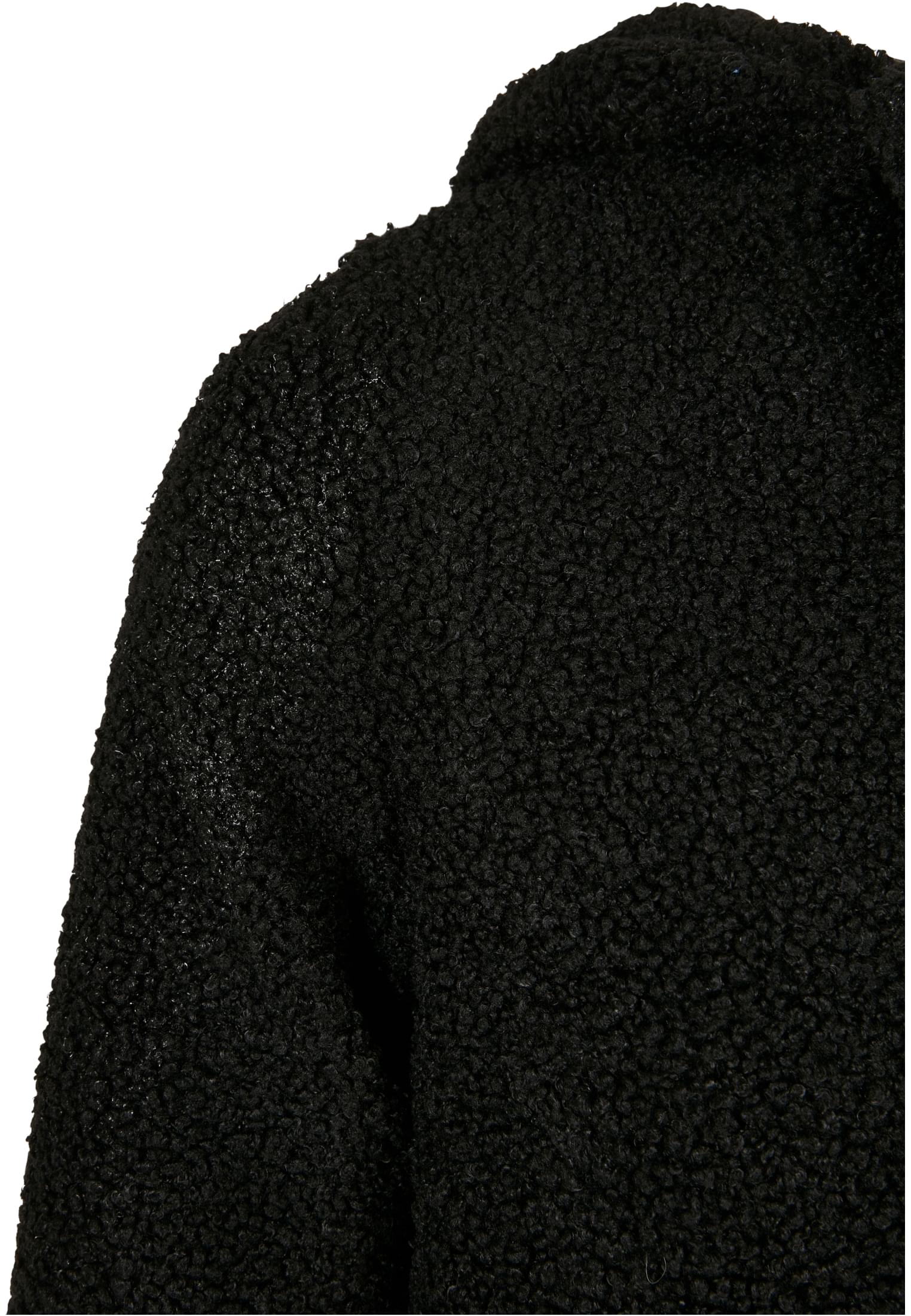 Girls Short Sherpa Jacket | black