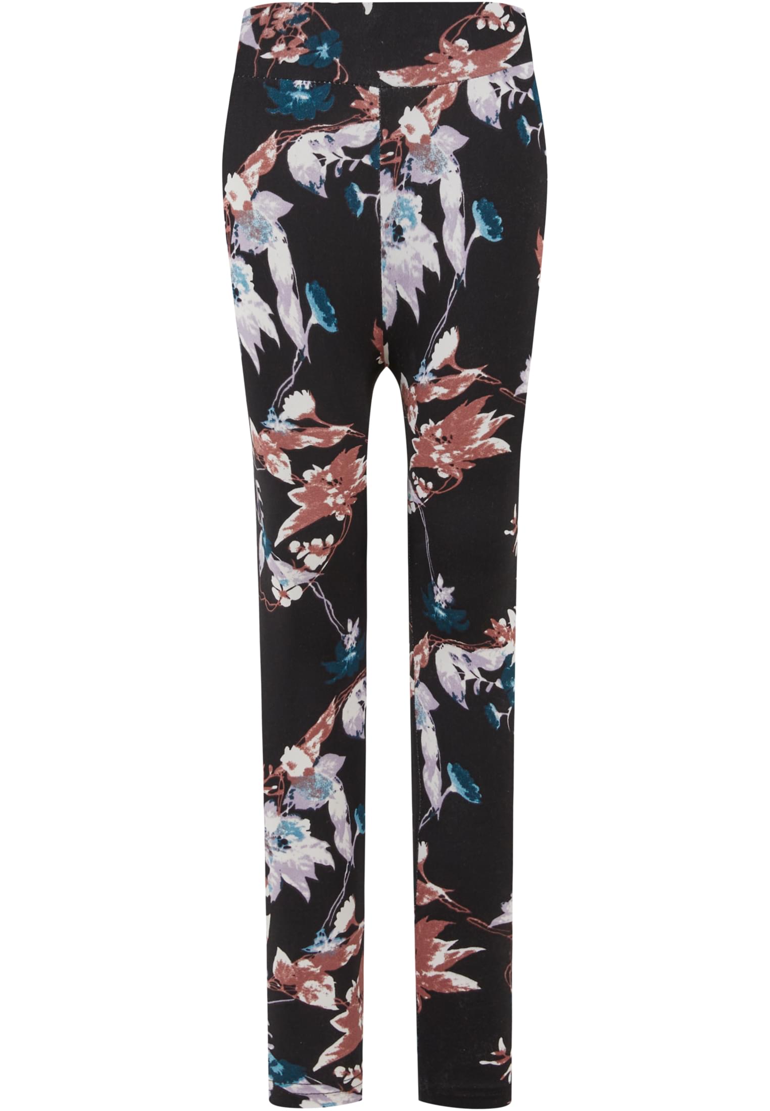 Girls Soft AOP Leggings | blackflower