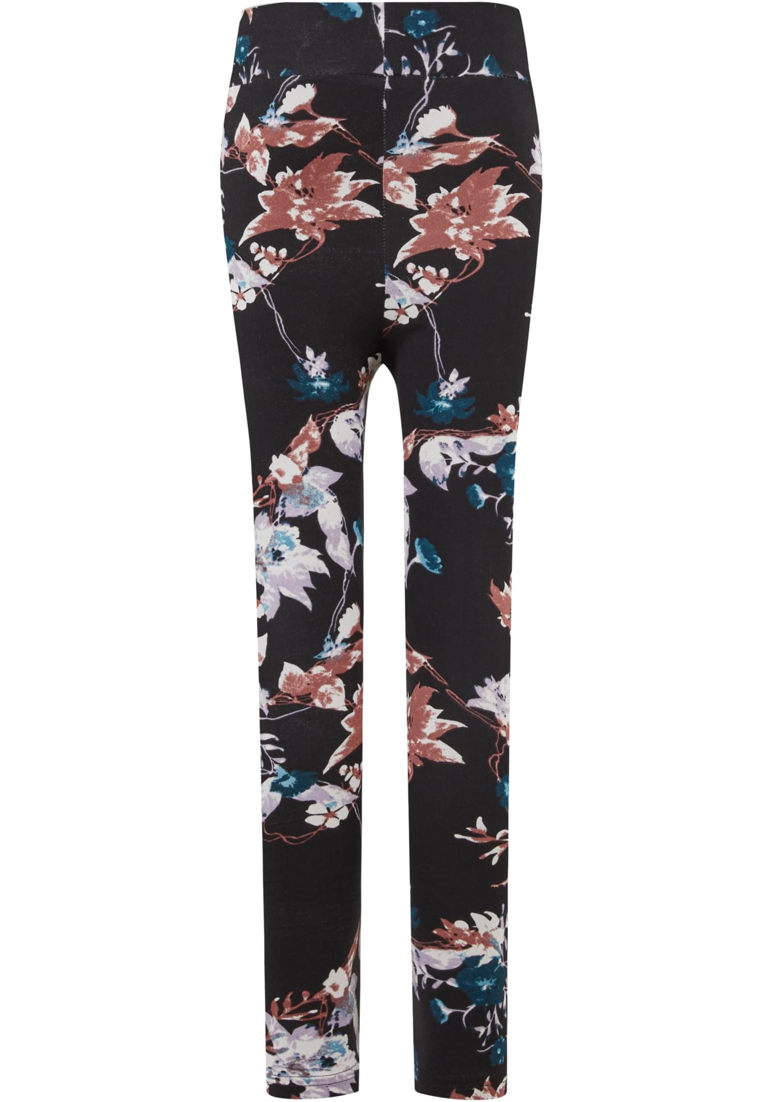 Girls Soft AOP Leggings | blackflower