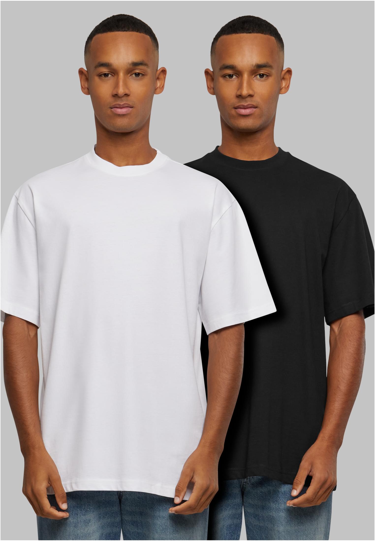 Tall Tee 2-Pack | white+black