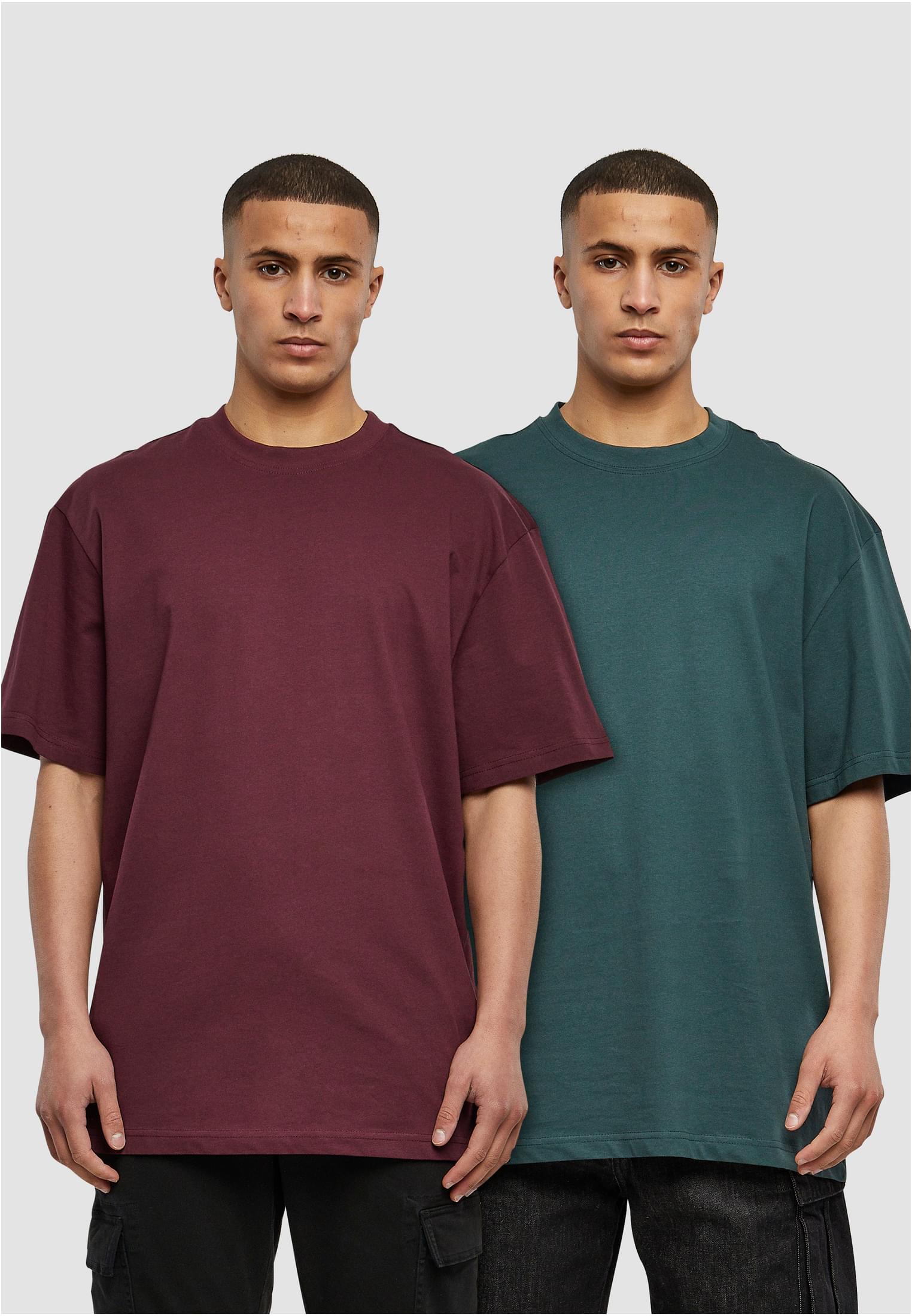 Tall Tee 2-Pack | redwine+bottlegreen