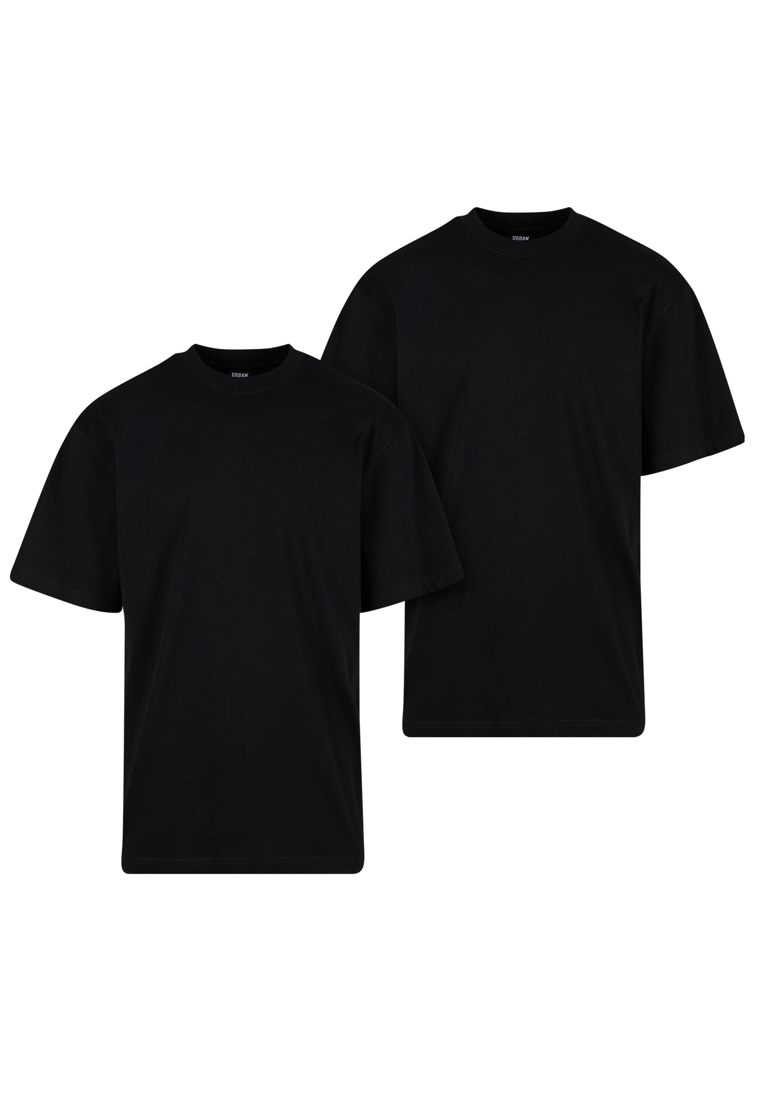 Tall Tee 2-Pack | black+black