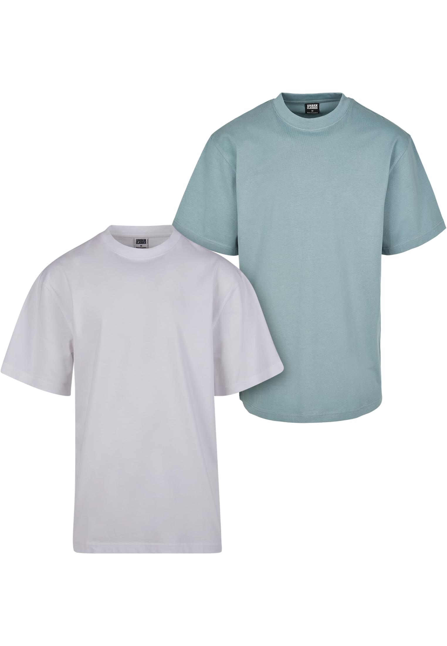 Tall Tee 2-Pack | white+dusty blue