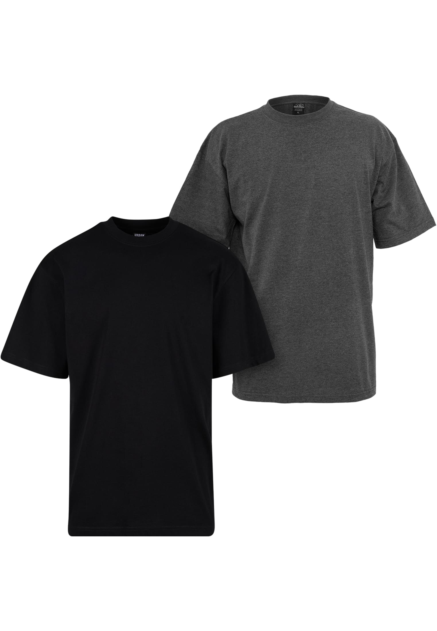 Tall Tee 2-Pack | black+charcoal