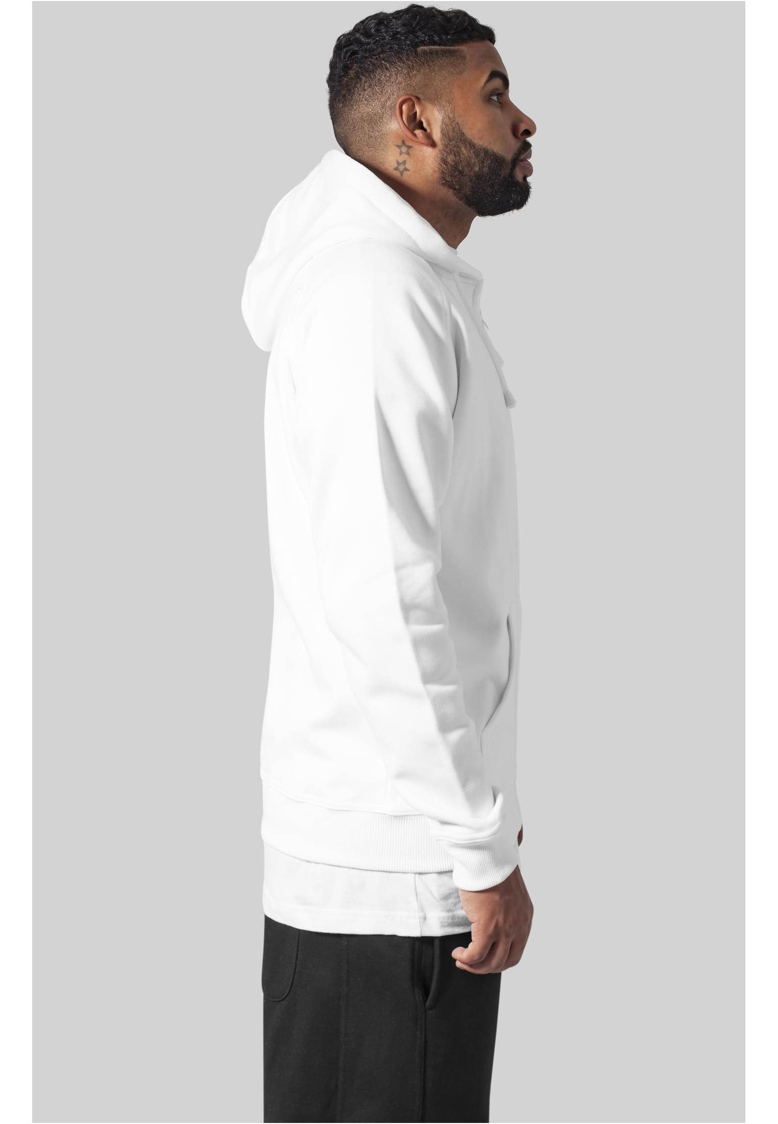 Zip Hoody | white