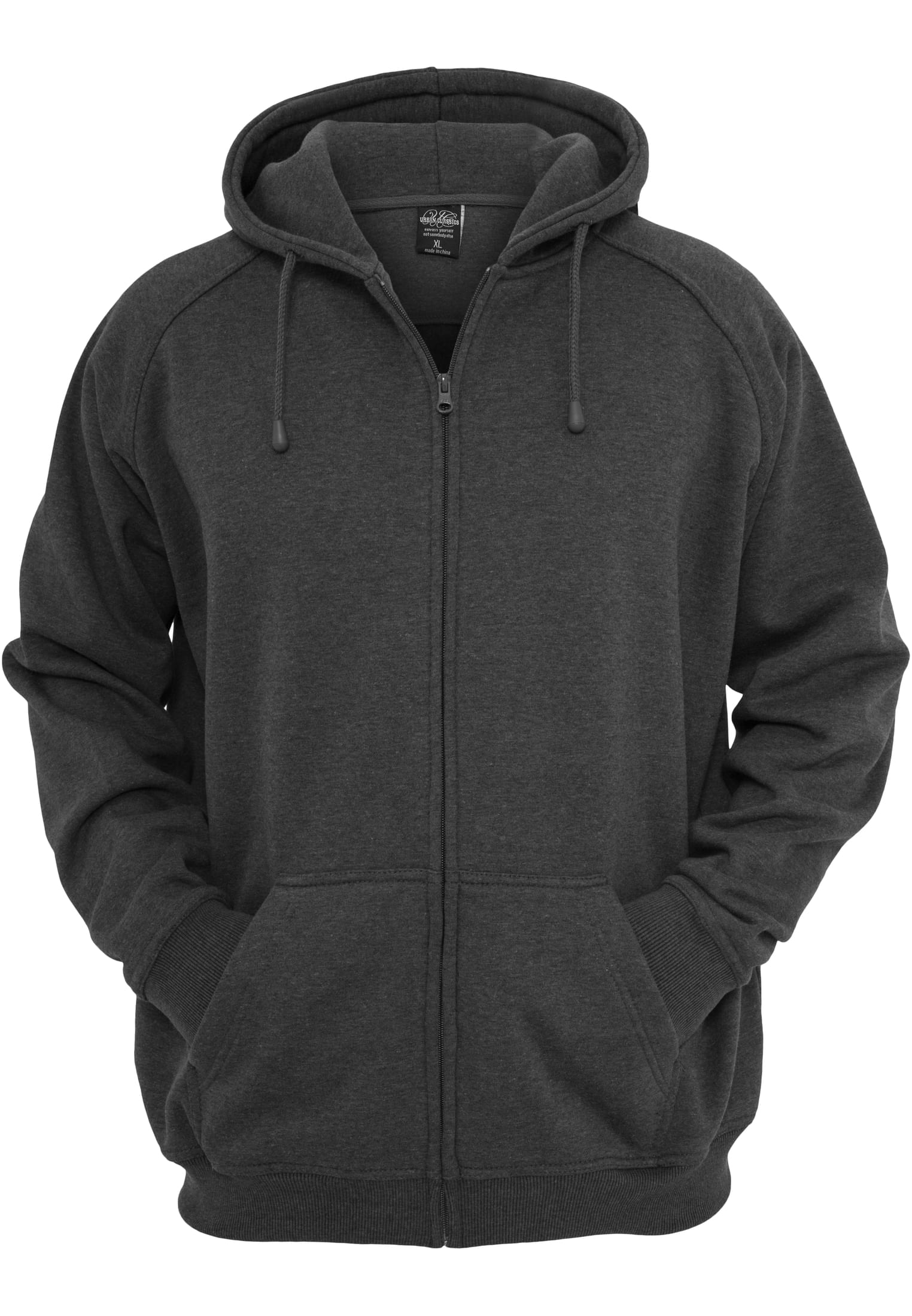 Zip Hoody | charcoal